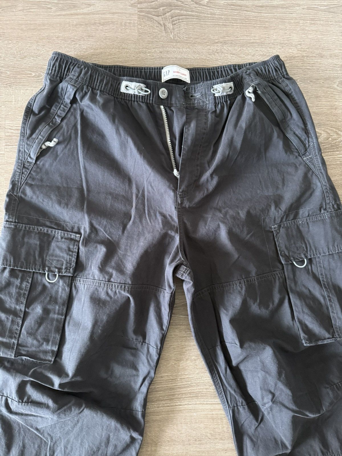 Gap Gap cargo grey pants Size US 35 - 3 Thumbnail