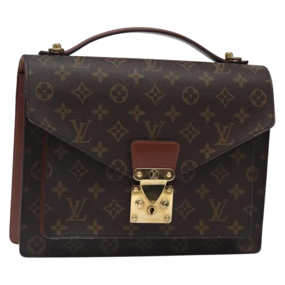 LOUIS VUITTON Monogram Monceau 28 Hand Bag M51185