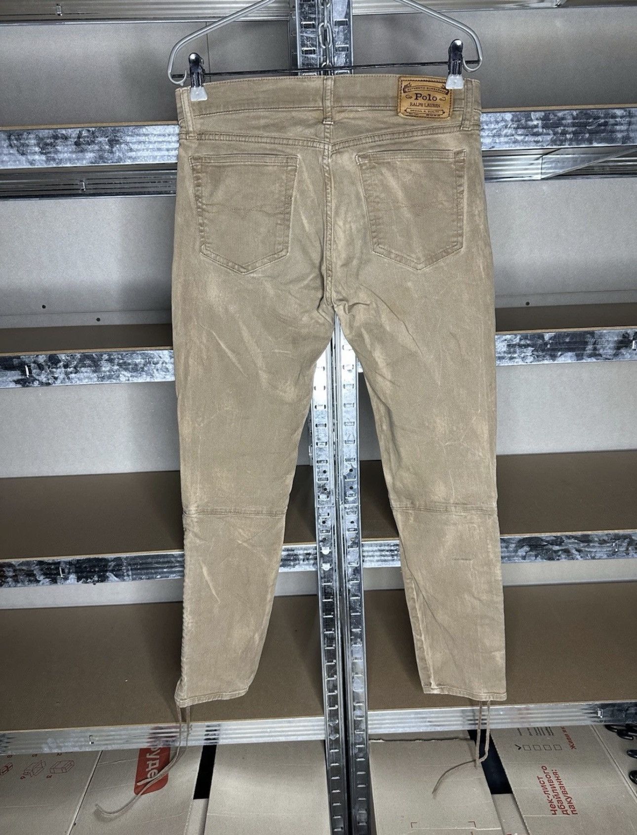 Polo Ralph Lauren Polo Ralph Lauren Western Country Lace Up Skinny Pants Tan Size 28" / US 6 / IT 42 - 2 Thumbnail