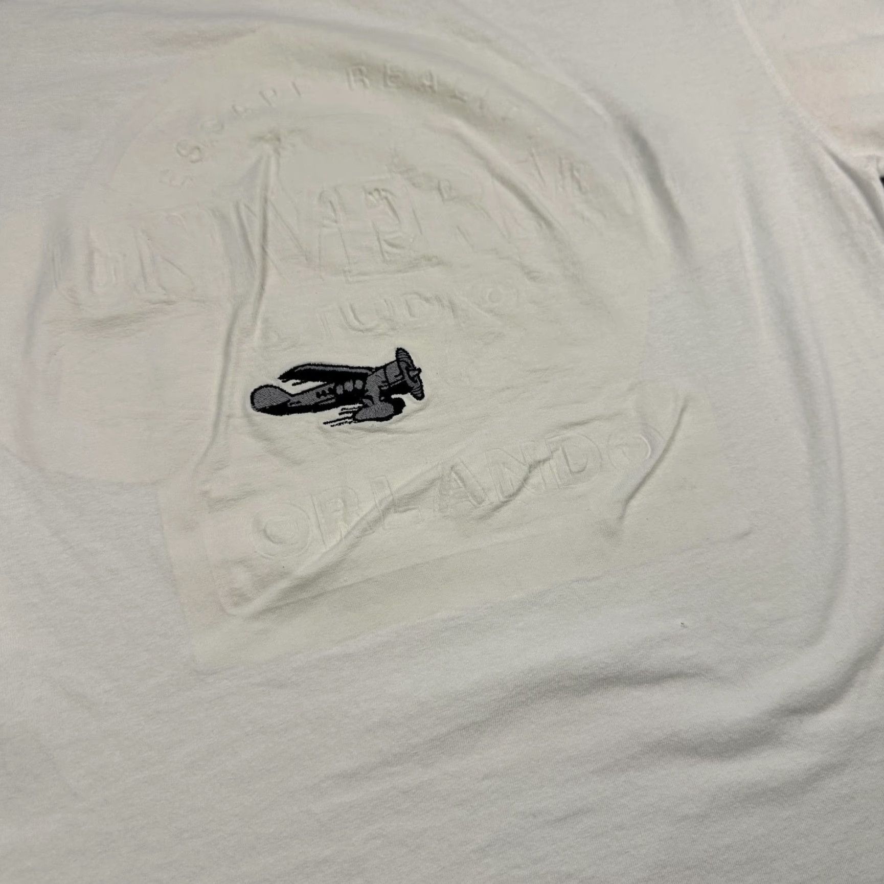 Vintage VINTAGE Universal Studios Shirt Mens Large White Ringer Orlando Plane 90s Size US L / EU 52-54 / 3 - 5 Thumbnail