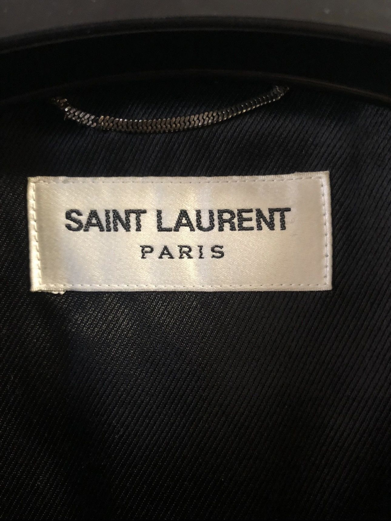 Saint Laurent Paris Saint Laurent Paris L17 Leather Jacket Sz52 Size US L / EU 52-54 / 3 - 7 Thumbnail