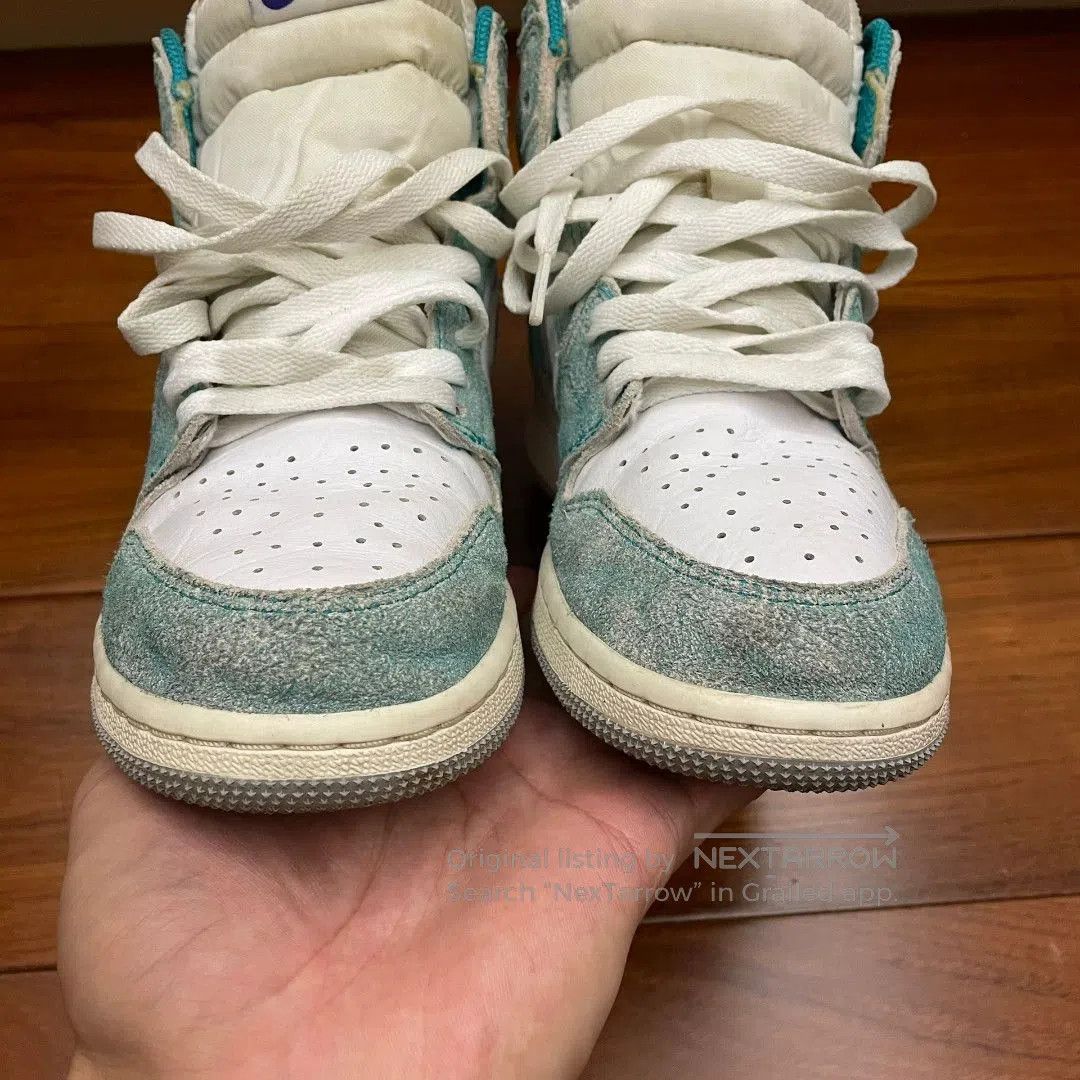 Jordan Brand Tiffany Blue Air Jordan 1 High Tops. Size US 6.5 / IT 36.5 - 6 Thumbnail
