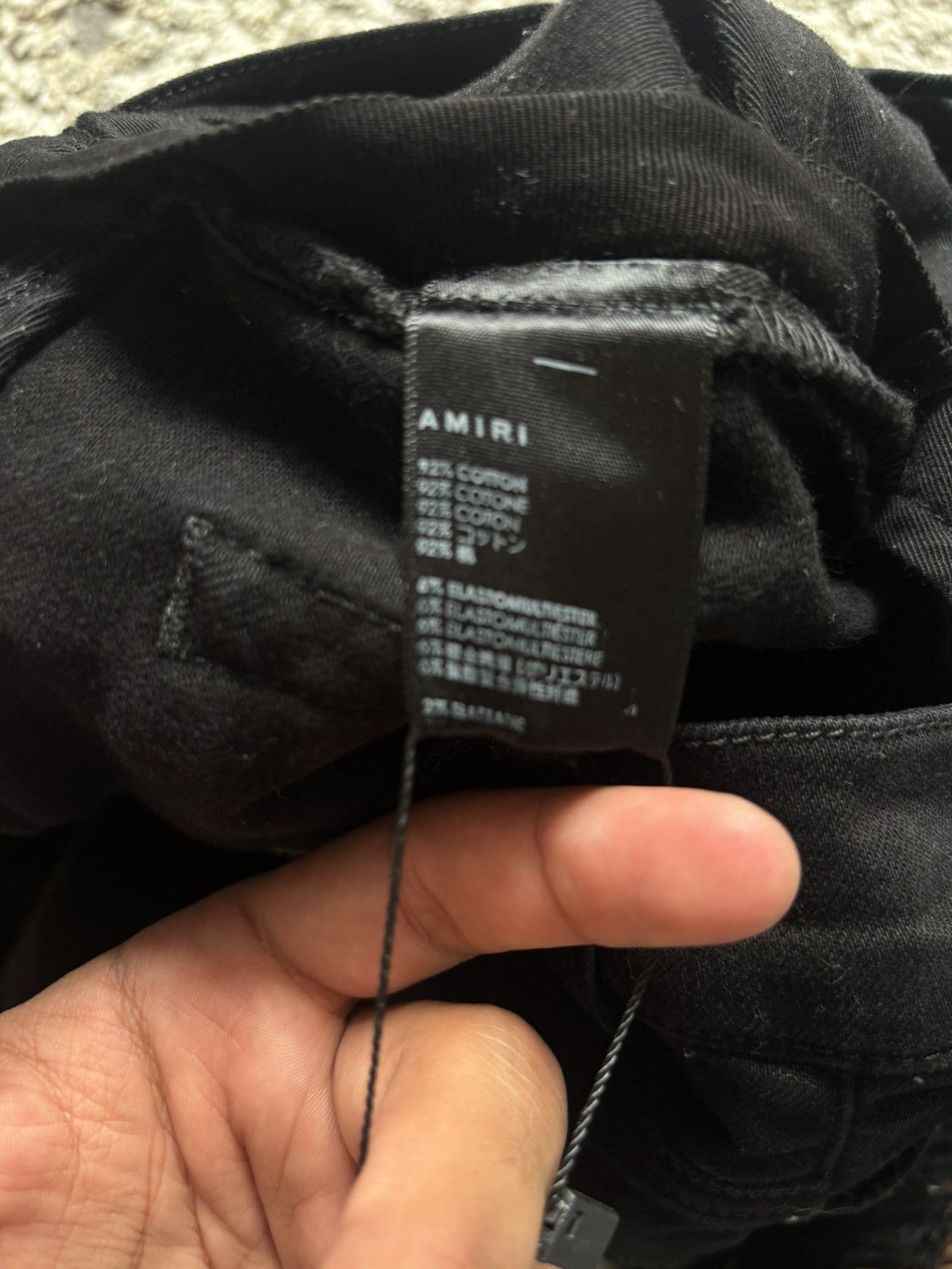 Amiri Amiri MX1 “Brown Patch” Jeans – Size 34 Size US 34 / EU 50 - 5 Thumbnail