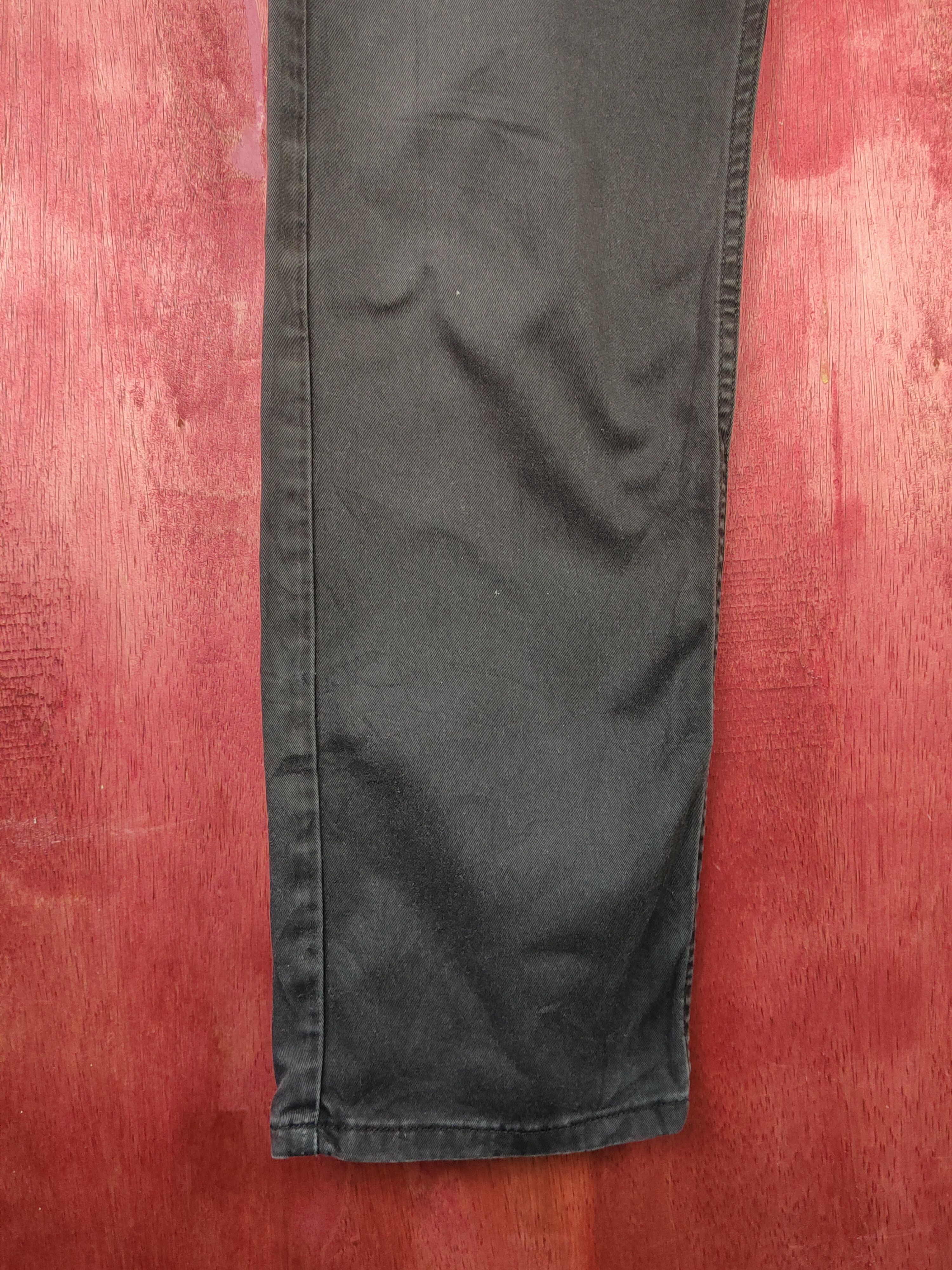 Japanese Brand Levis Blue Black distressed faded ripped Casual Pants #S1330 Size US 33 - 4 Thumbnail