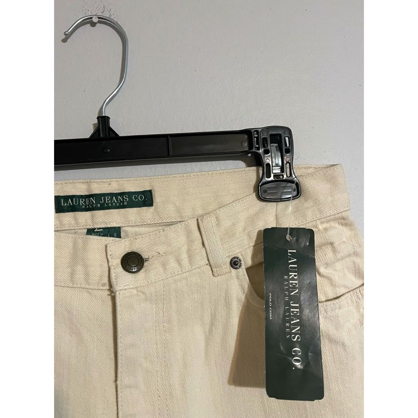Polo Ralph Lauren Polo Ralph Lauren Jeans Co Ladies Bedford Ivory Jeans Women's 6 Size 28" / US 6 / IT 42 - 3 Thumbnail