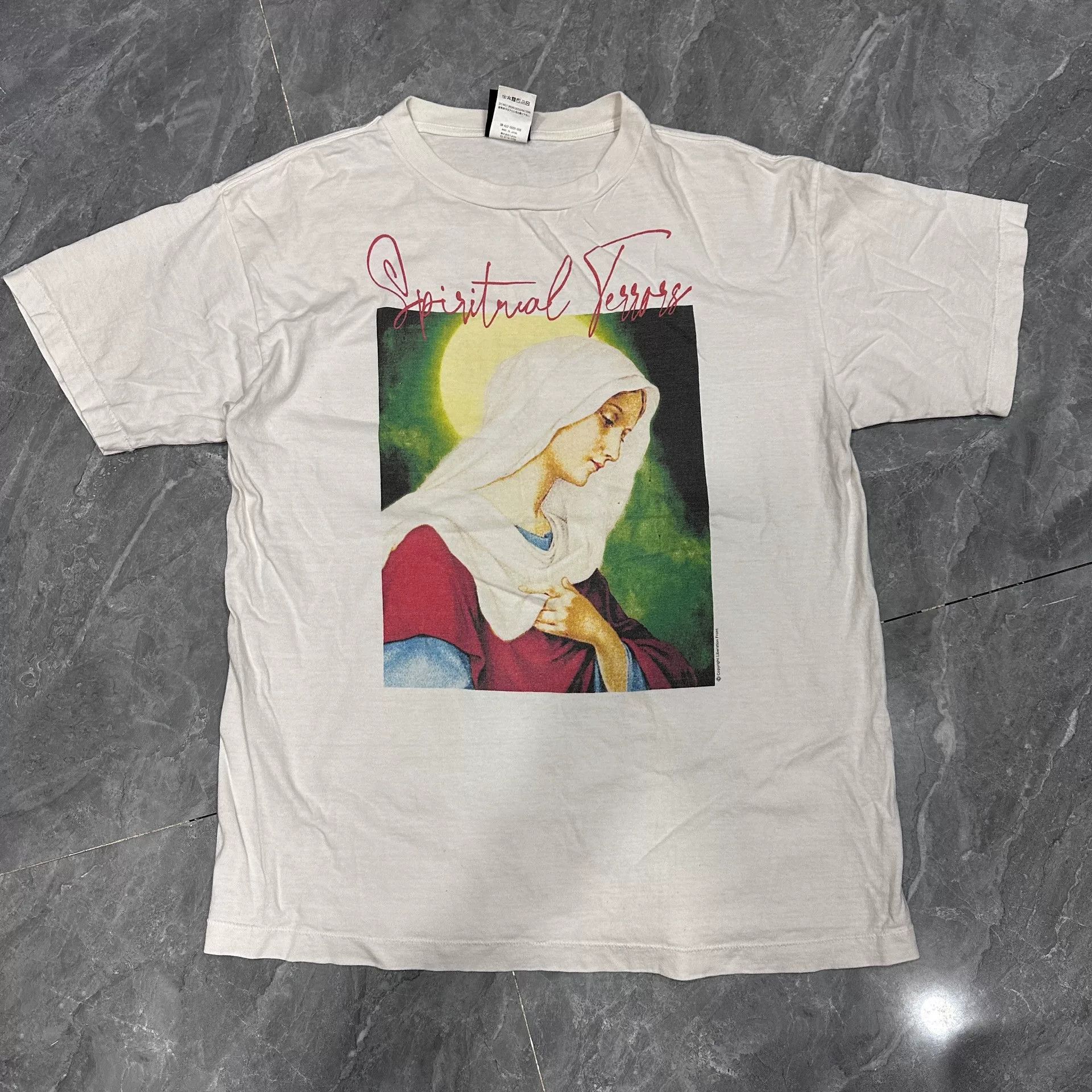 Saint Michael Saint Michael White Short Sleeve T-Shirt Size L / US 10 / IT 46 - 1 Thumbnail