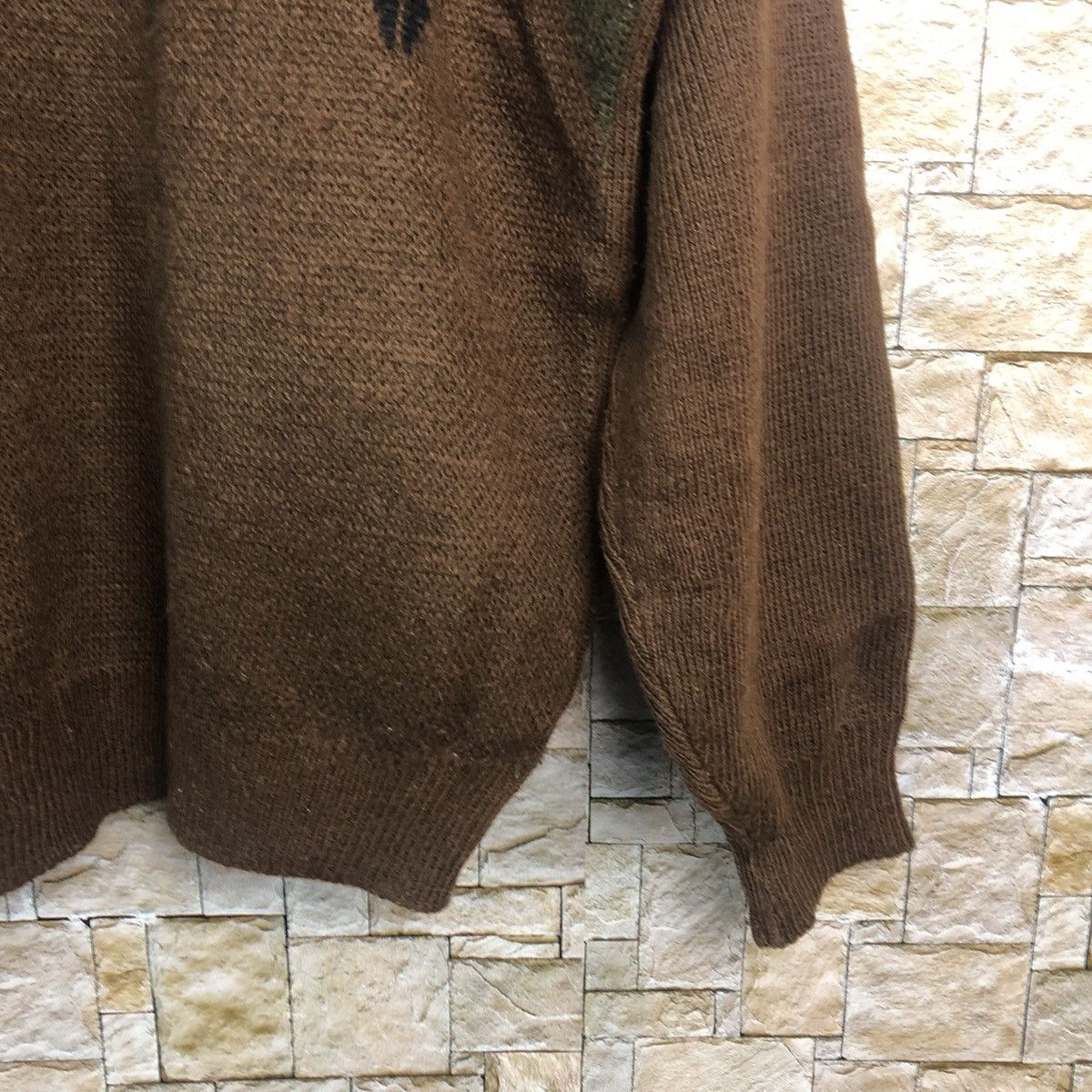 Homespun Knitwear × Japanese Brand Eldorada Brown vintage Knitwear #A206 Size US L / EU 52-54 / 3 - 8 Thumbnail