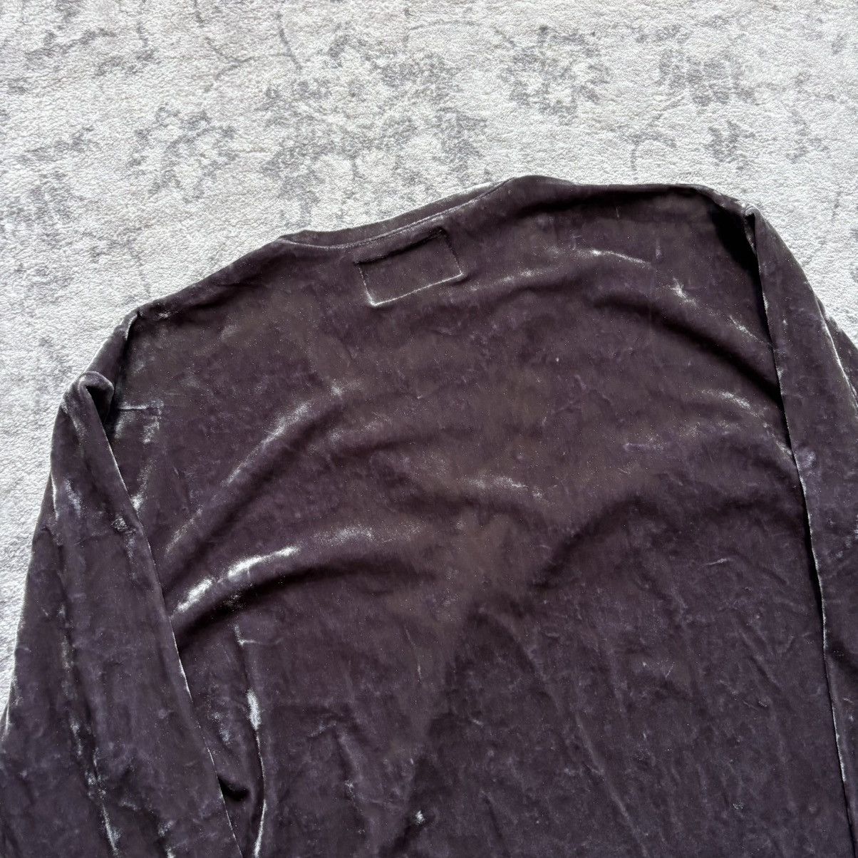 Roen Roen x Semantic Design Velour Heart Long Sleeve T-Shirt Size US M / EU 48-50 / 2 - 7 Thumbnail