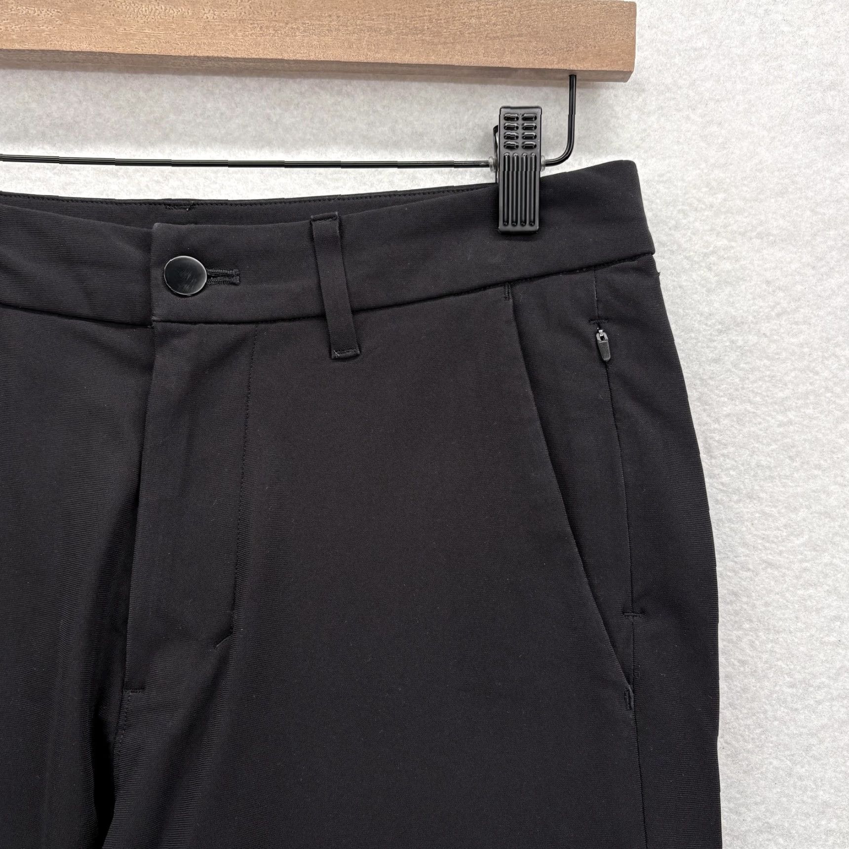 Lululemon Lululemon Pants Mens 28 Black Slim Fit Chino Stretch Casual Tapered Pockets Zip Fly Flat Front 30in Inseam Mens Size US 28 / EU 44 - 3 Thumbnail