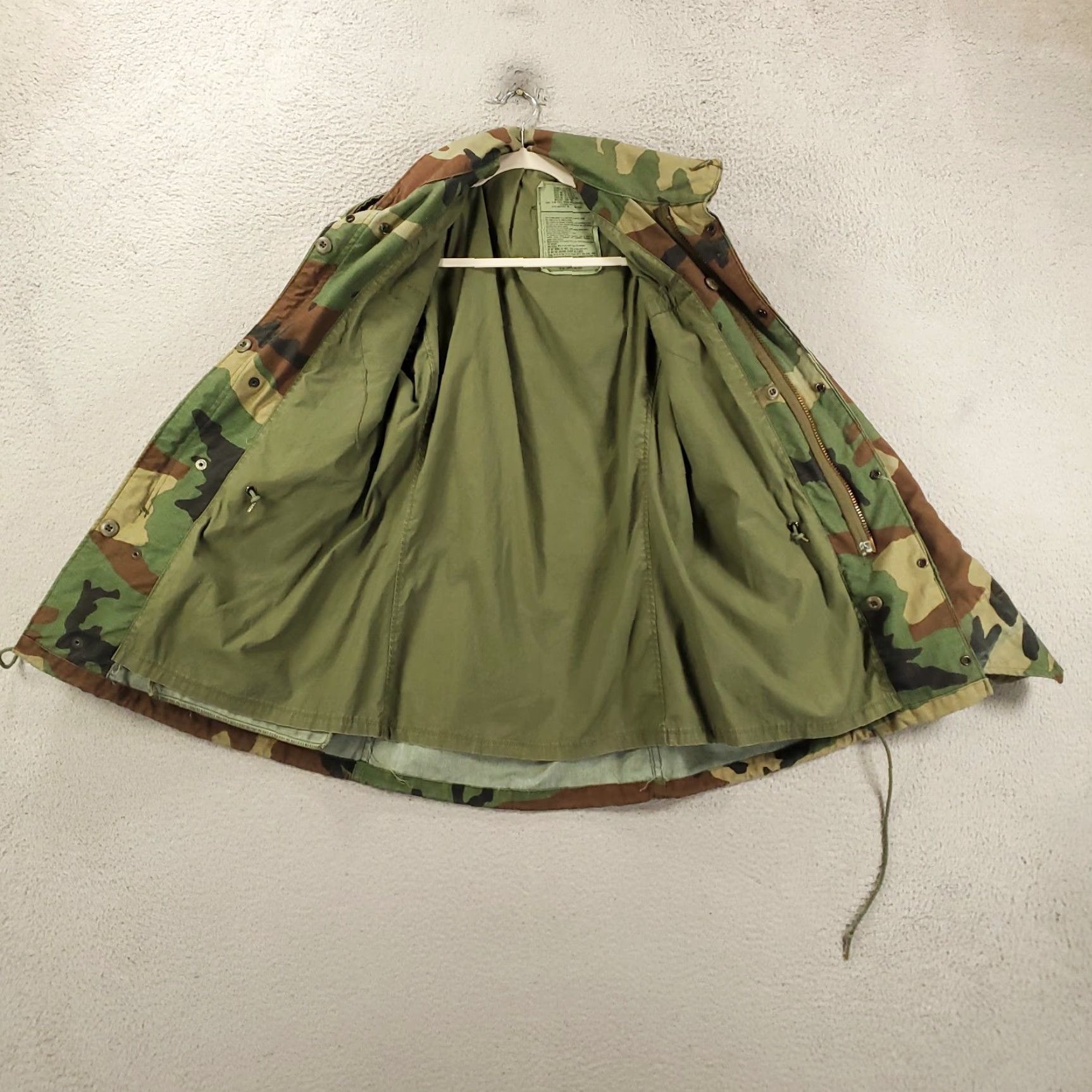 Vintage VINTAGE Alpha M65 Jacket Men XS Military Field Coat Woodland Camo 90s Army Grunge Hunt Hiking Wind-Resistant Size US XS / EU 42 / 0 - 6 Thumbnail