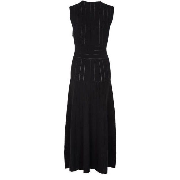 MAX MARA Tallone Black Maxi Dress New & Authentic (Women\'s s