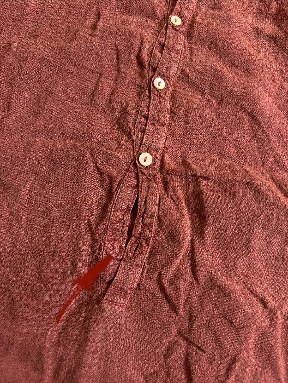 Linea Naturale Oska 4/size button up shirts long sleeve retro top dress Size US XL / EU 56 / 4 - 12 Thumbnail