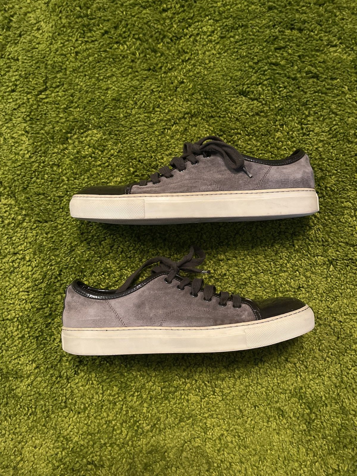 Genuine Leather × Lanvin Lanvin Avant garde real suede leather sneakers Size US 7 / EU 40 - 4 Thumbnail