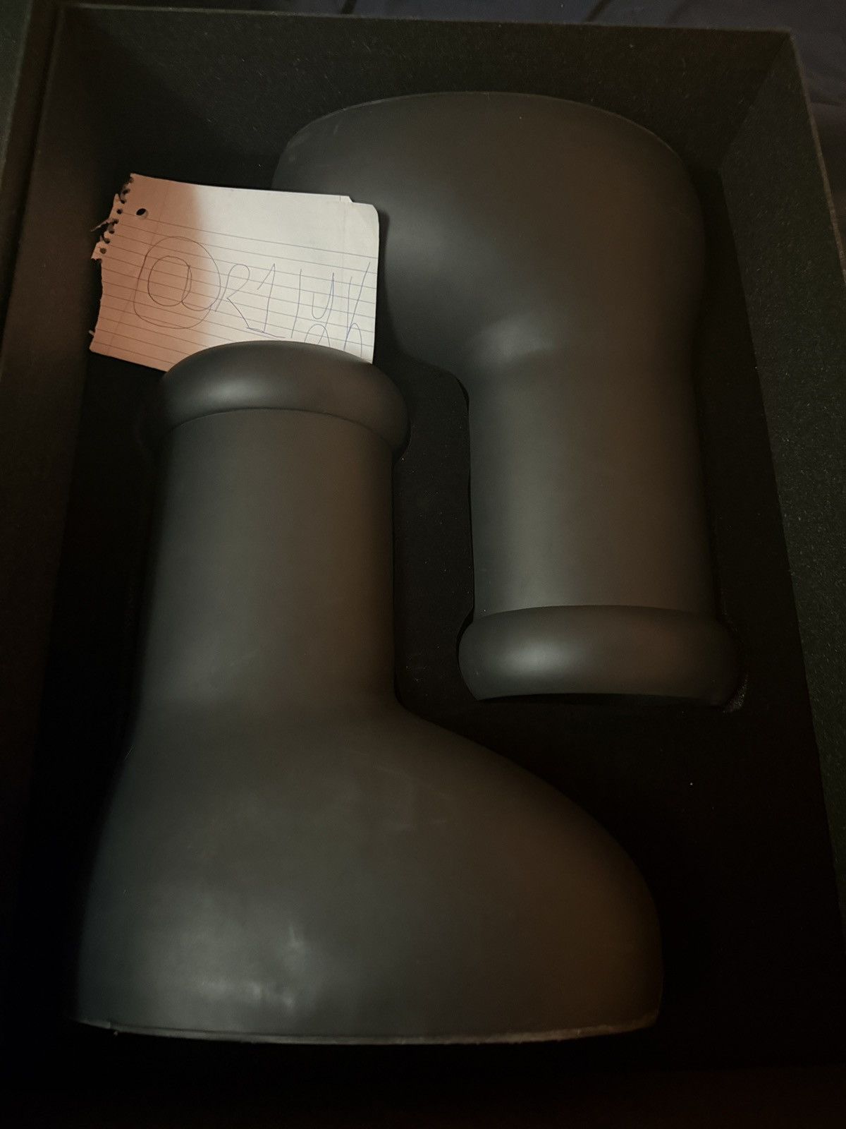 MSCHF Big Red MSCHF Boots (Black( Size US 9 / EU 42 - 3 Thumbnail