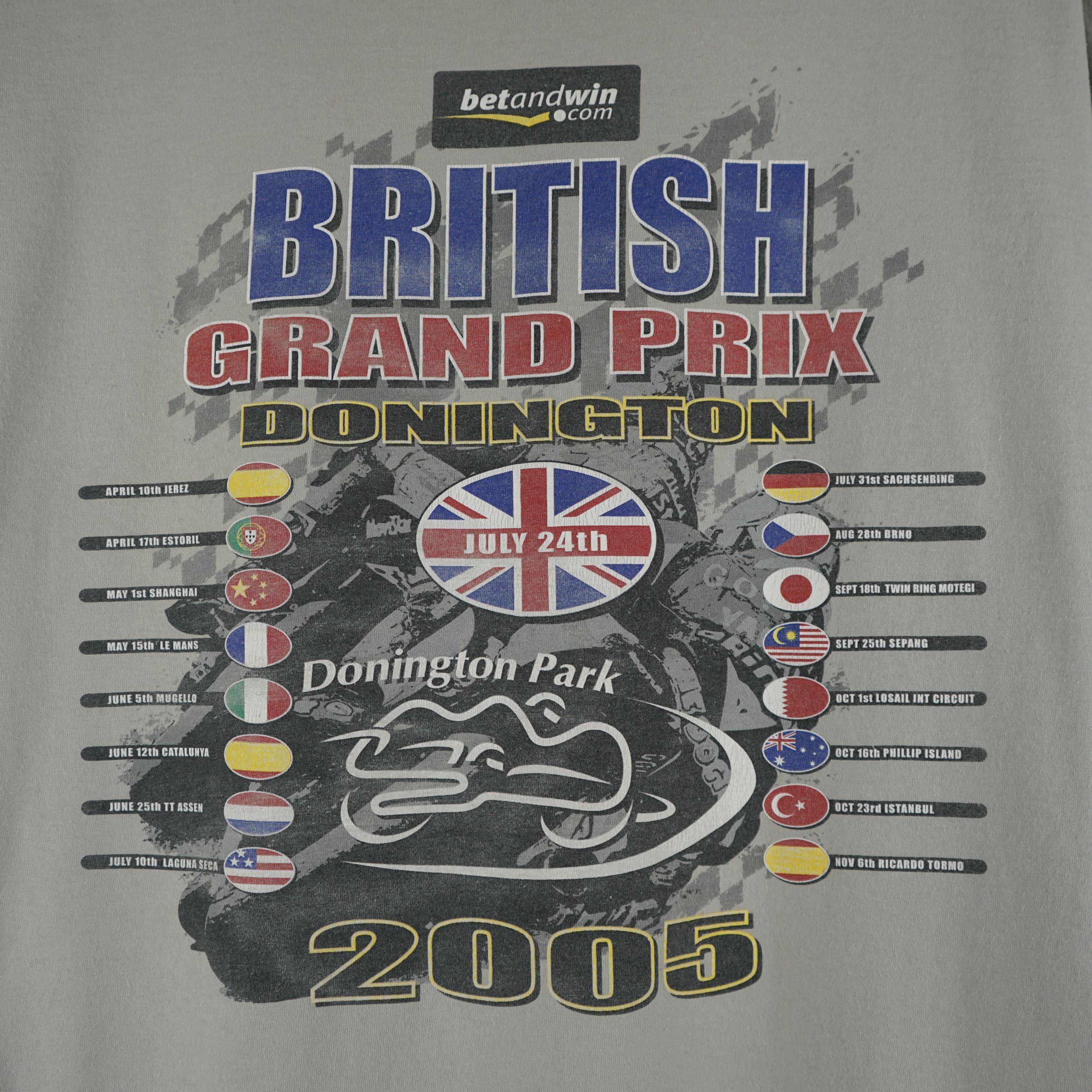 Ducati × Vintage Vintage 2005 Superbike Championship T-Shirt Size US XXL / EU 58 / 5 - 6 Thumbnail