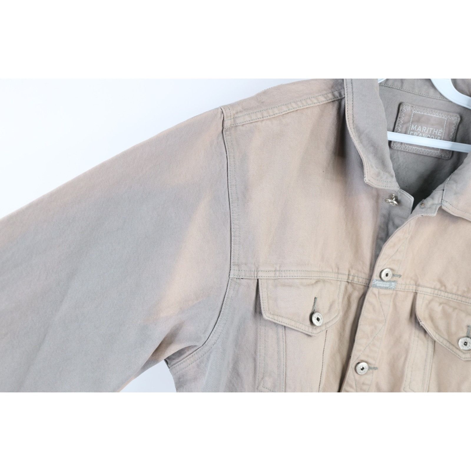 Marithe + Francois Girbaud × Vintage Vintage 90s Marithe Francois Girbaud Denim Trucker Jacket Size US XL / EU 56 / 4 - 8 Thumbnail