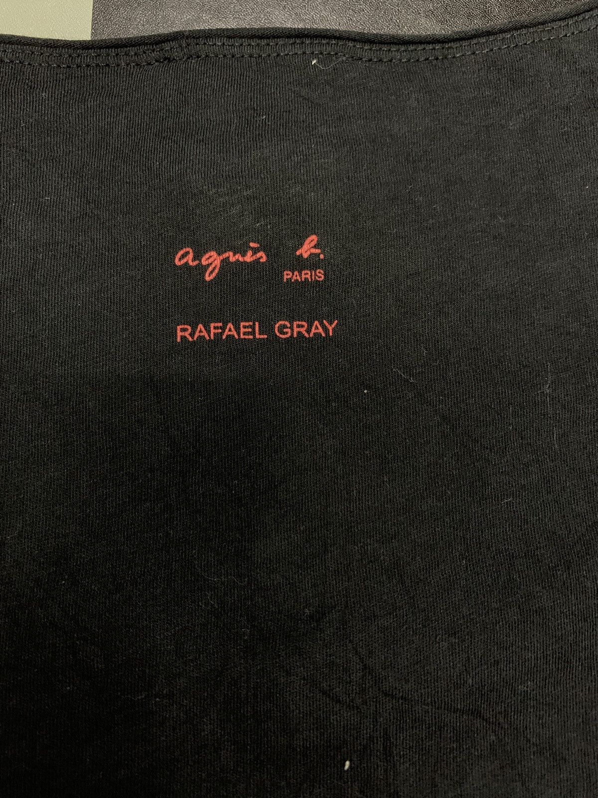 agnes b. Rare Agnes B X Rafael Gray Longsleeve T Shirt Size XS / US 0-2 / IT 36-38 - 8 Thumbnail