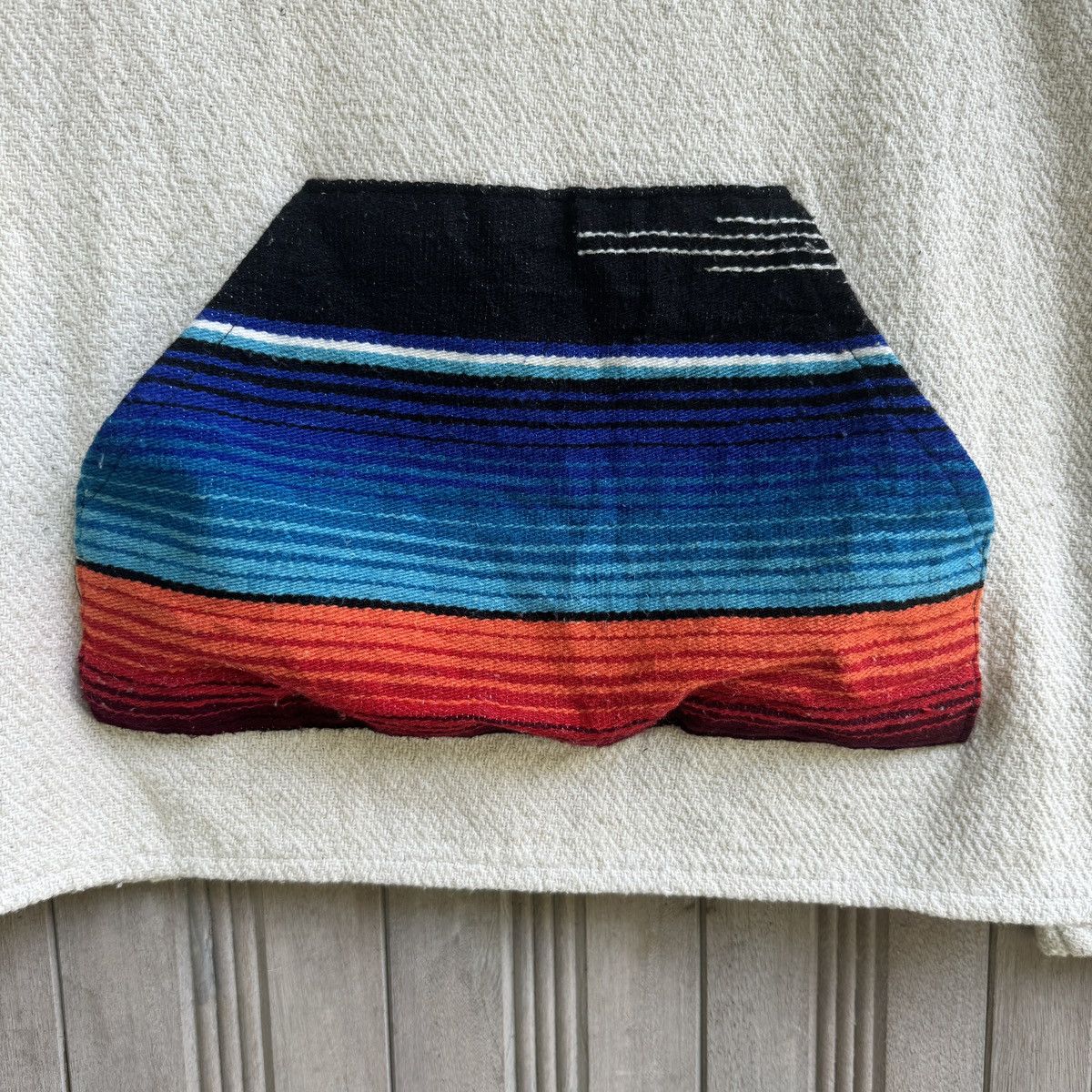 Native Vintage Molina Mexican Baja Rug Hooded Pullover Size US S / EU 44-46 / 1 - 2 Thumbnail
