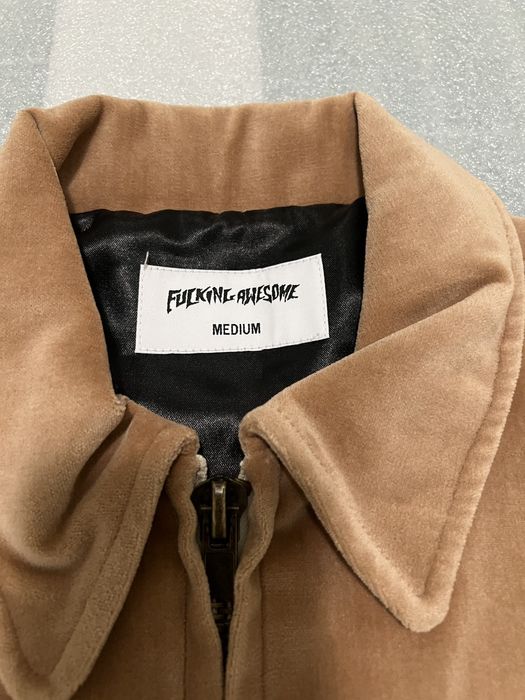 Fucking Awesome Fucking Awesome Velvet Work Jacket Tan | Grailed