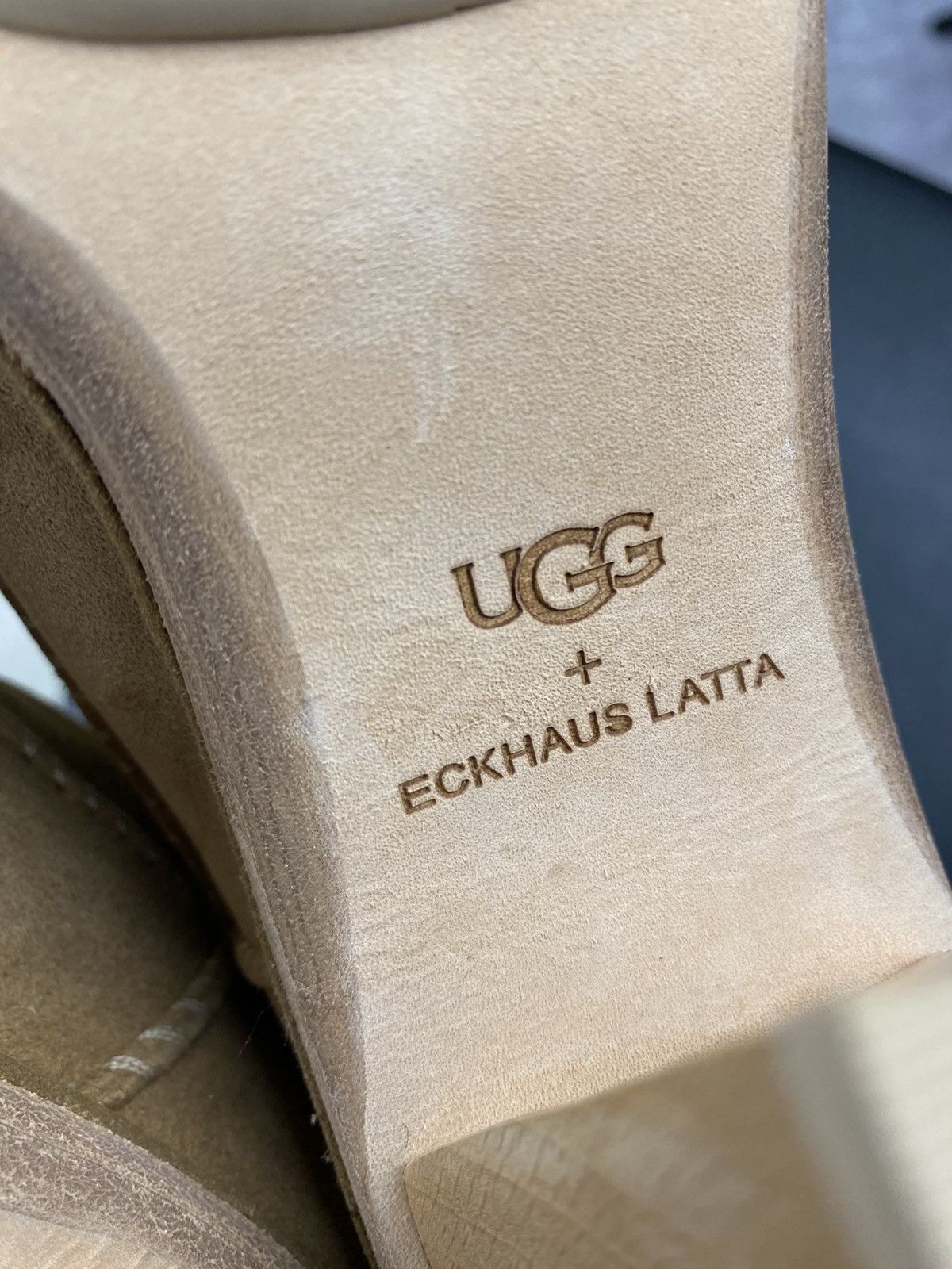 Eckhaus Latta Ugg X Eckhaus Latta Beige Square Toe Heel Boots Size: 37 Size US 7 / IT 37 - 11 Thumbnail