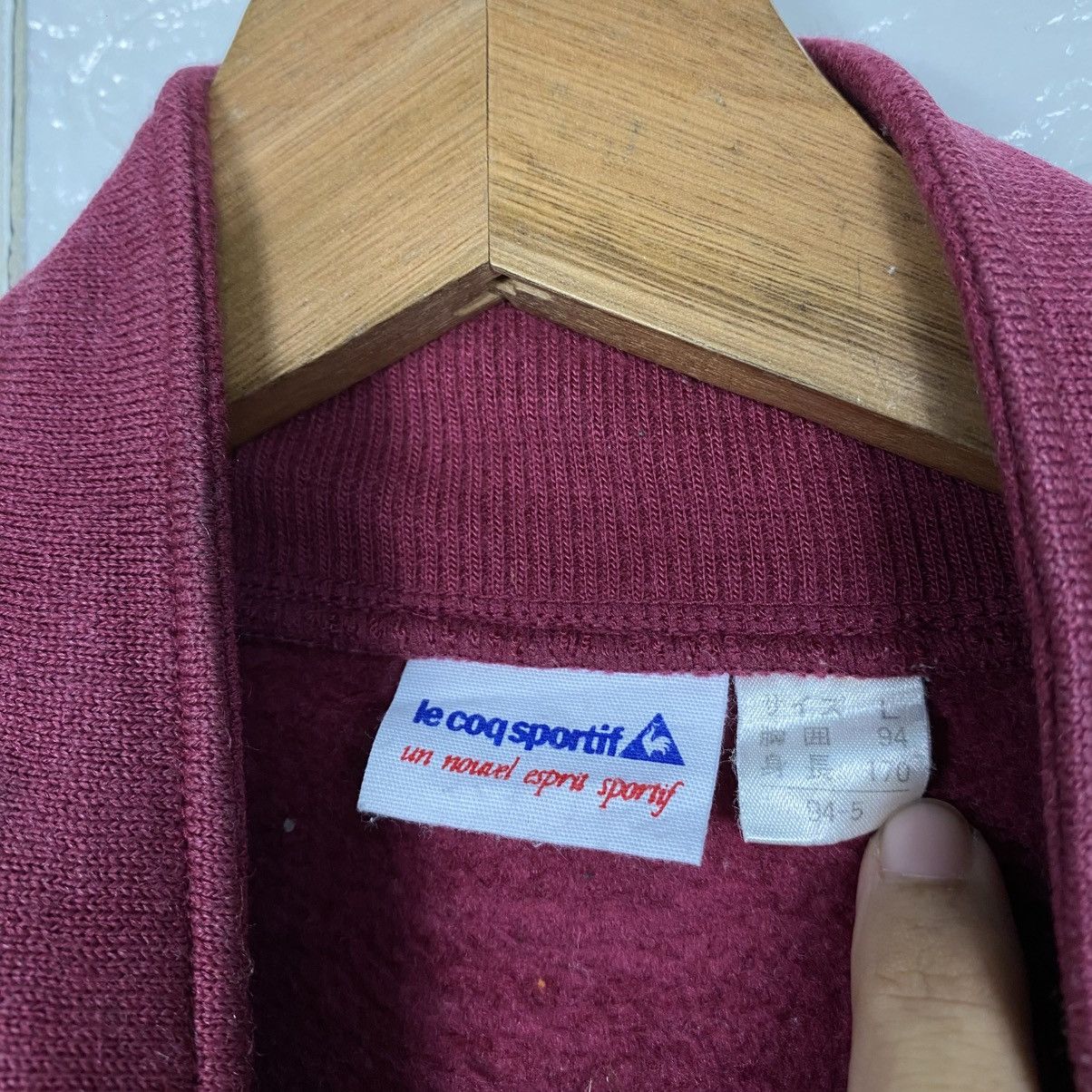 Japanese Brand Vintage Sweatshirt Le Coq Sportif Size US L / EU 52-54 / 3 - 15 Thumbnail