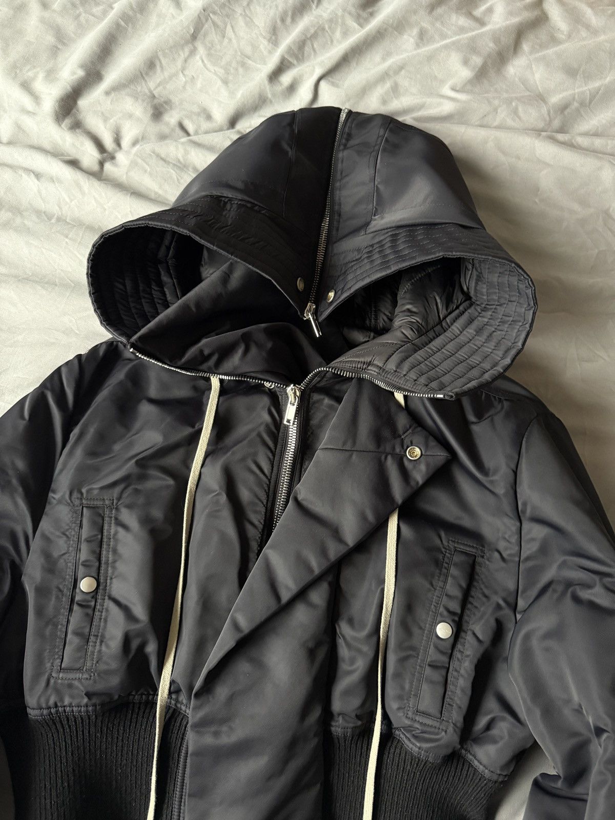 Rick Owens LUXOR Cropped Alice Parka FW23 Size US M / EU 48-50 / 2 - 2 Thumbnail