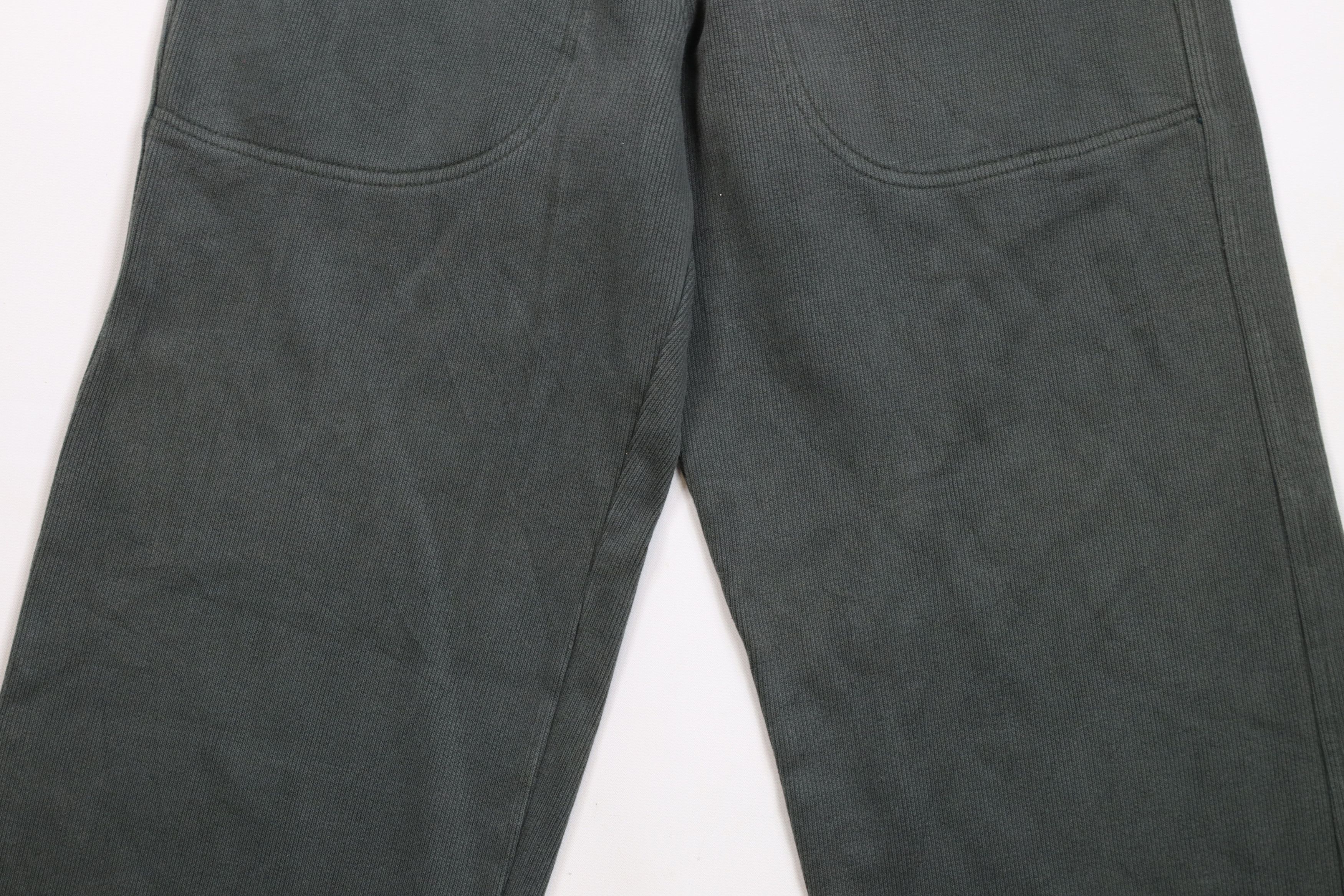 Nike × Vintage Vintage 90s Y2K Nike Mini Swoosh Ribbed Knit Capris Pant Size 22" - 3 Thumbnail