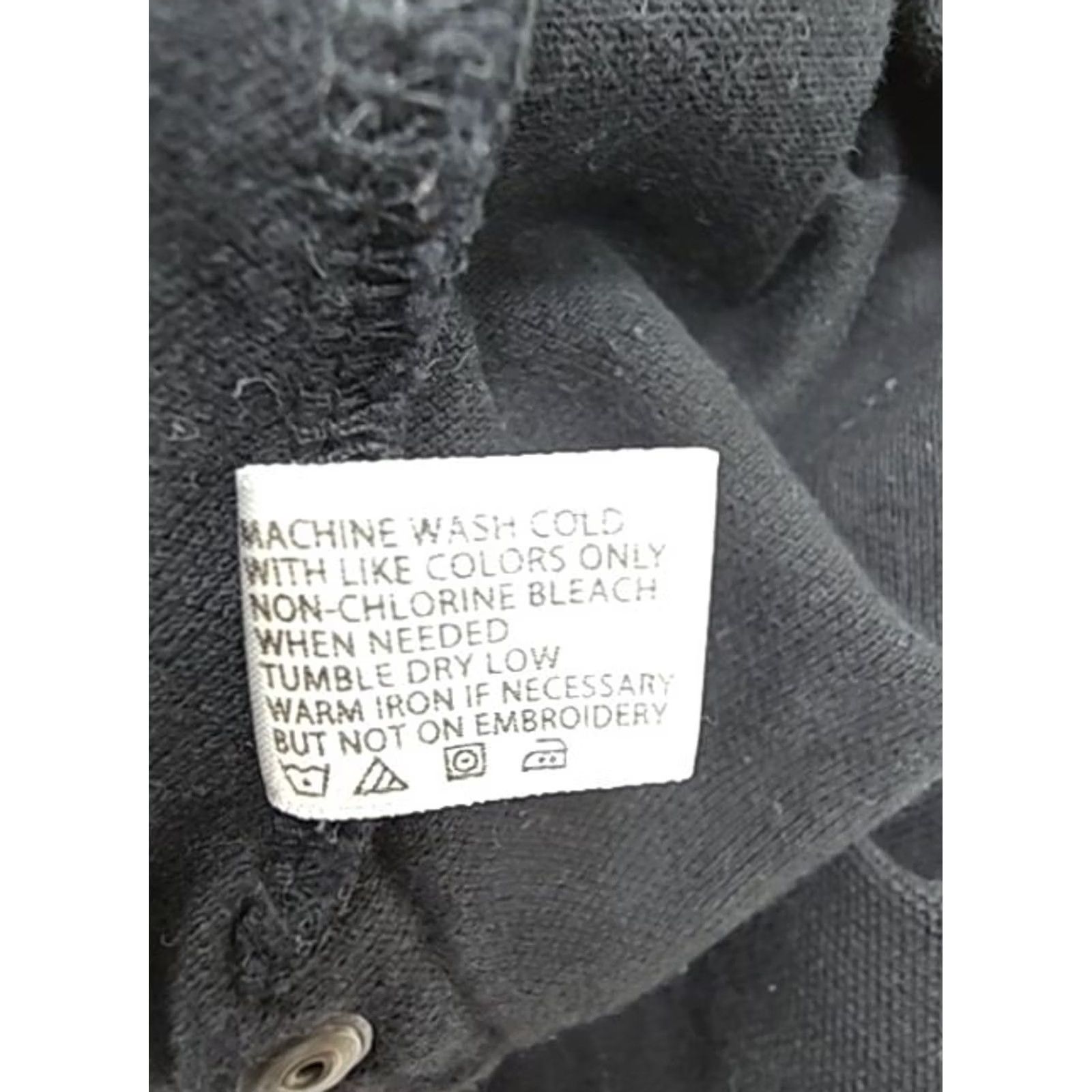 U.S. Polo Assn. U.S. Polo Assn Boys Black Colorblock Polo Shirt L Cotton Breathable Pockets Size US L / EU 52-54 / 3 - 5 Thumbnail