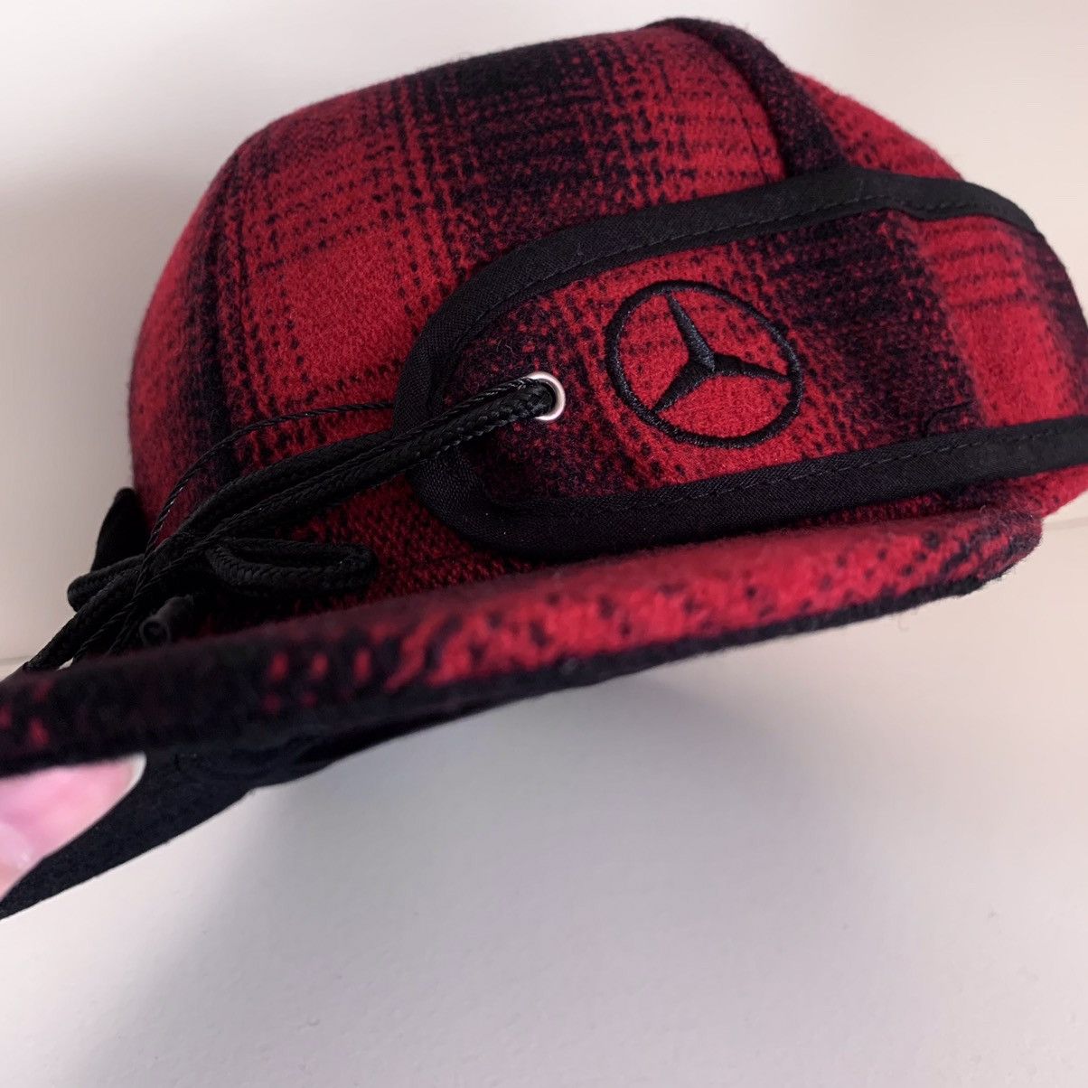 Mercedes-Benz Wool plaid camper cap hat Size ONE SIZE - 15 Thumbnail