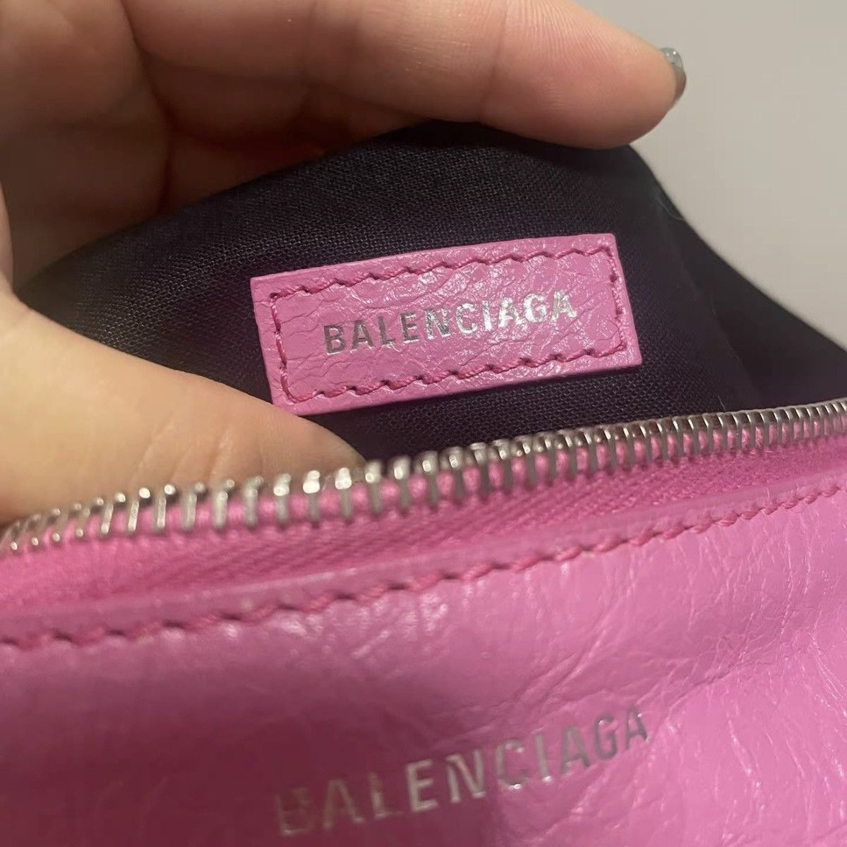 Balenciaga Gender Neutral Print Pouch Size ONE SIZE - 2 Thumbnail