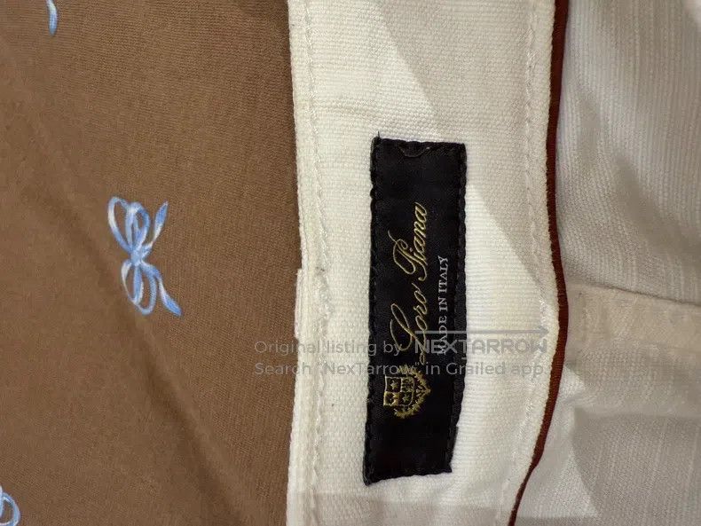 Loro Piana Loro Piana Cotton and linen blend flare pants Size 26" / US 2 / IT 38 - 4 Thumbnail