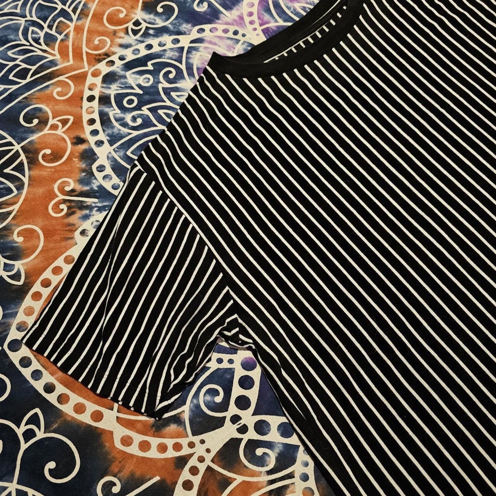 Designer Men's Black and White Stripped Shirt Size US M / EU 48-50 / 2 - 3 Thumbnail