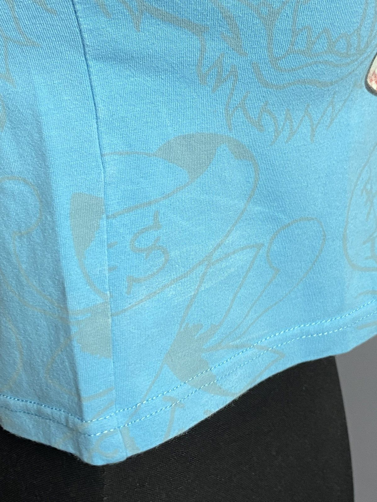 Ed Hardy Ed Hardy Cropped T-Shirt Blue Graphic Skull Animal Size M Size M / US 6-8 / IT 42-44 - 17 Thumbnail