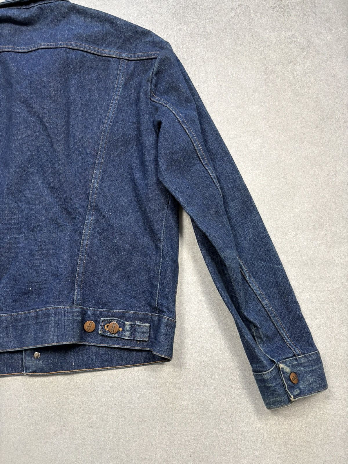 Wrangler Vintage Wrangler Denim Trucker Jacket Black Tag 80s Rare Size US S / EU 44-46 / 1 - 12 Thumbnail
