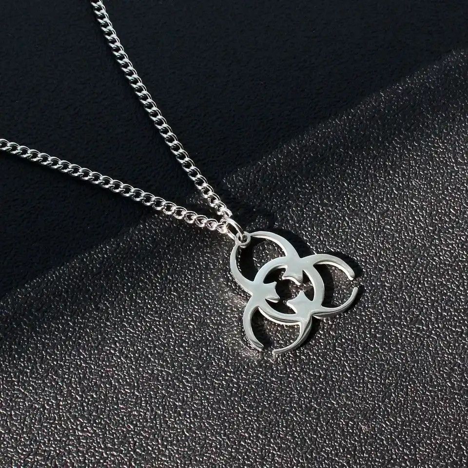 Japanese Brand × Jewelry Harajuku Biochemical Crisis Pendant Necklace Y2K Size ONE SIZE - 7 Thumbnail