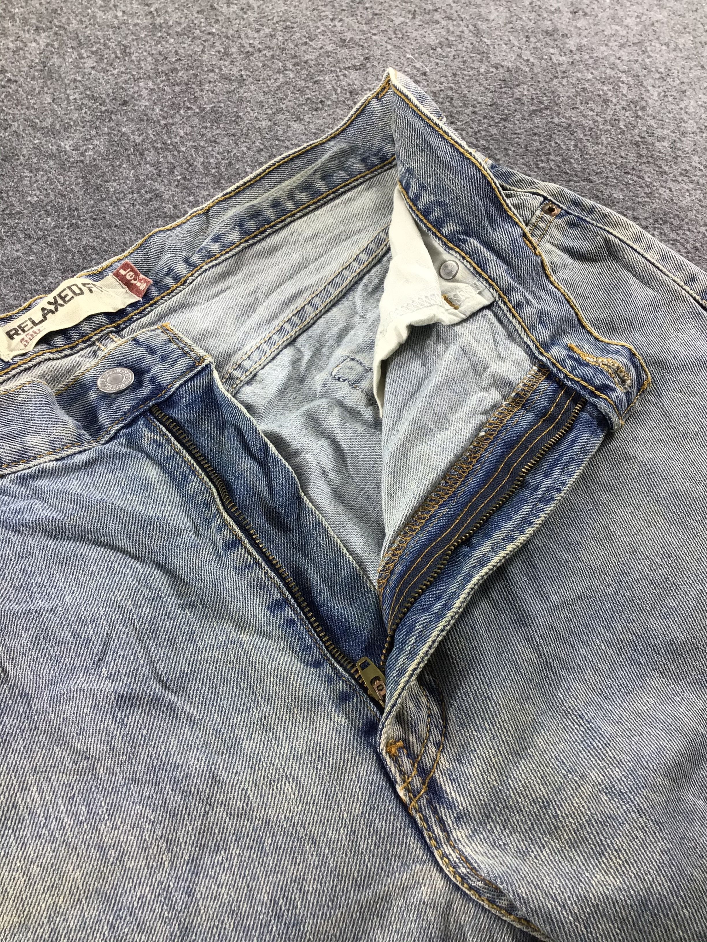 Levi's Vintage Levis 550 Jeans Dirty Light Wash - J500 Size US 37 - 8 Thumbnail