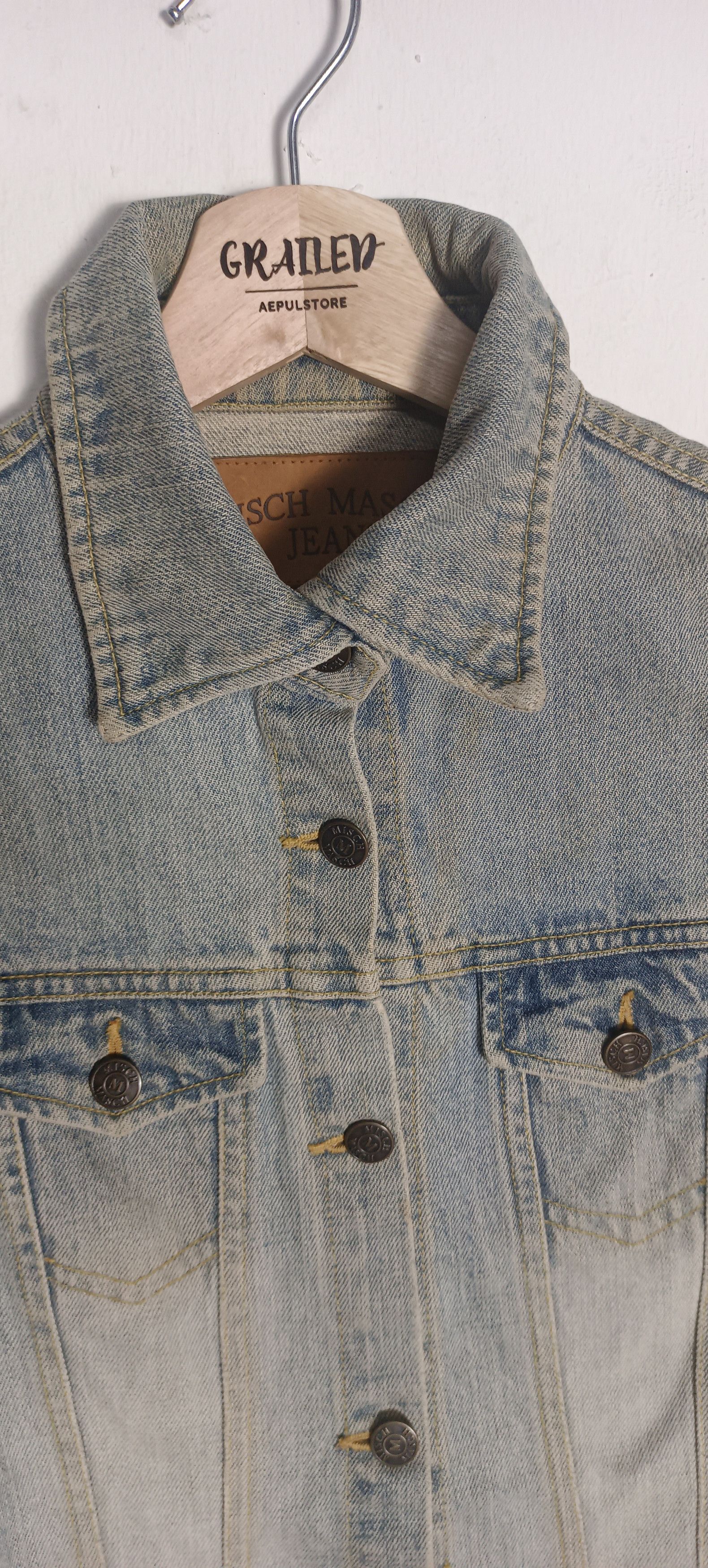 Japanese Brand Misch Masch Denim Jacket Size US XS / EU 42 / 0 - 9 Thumbnail