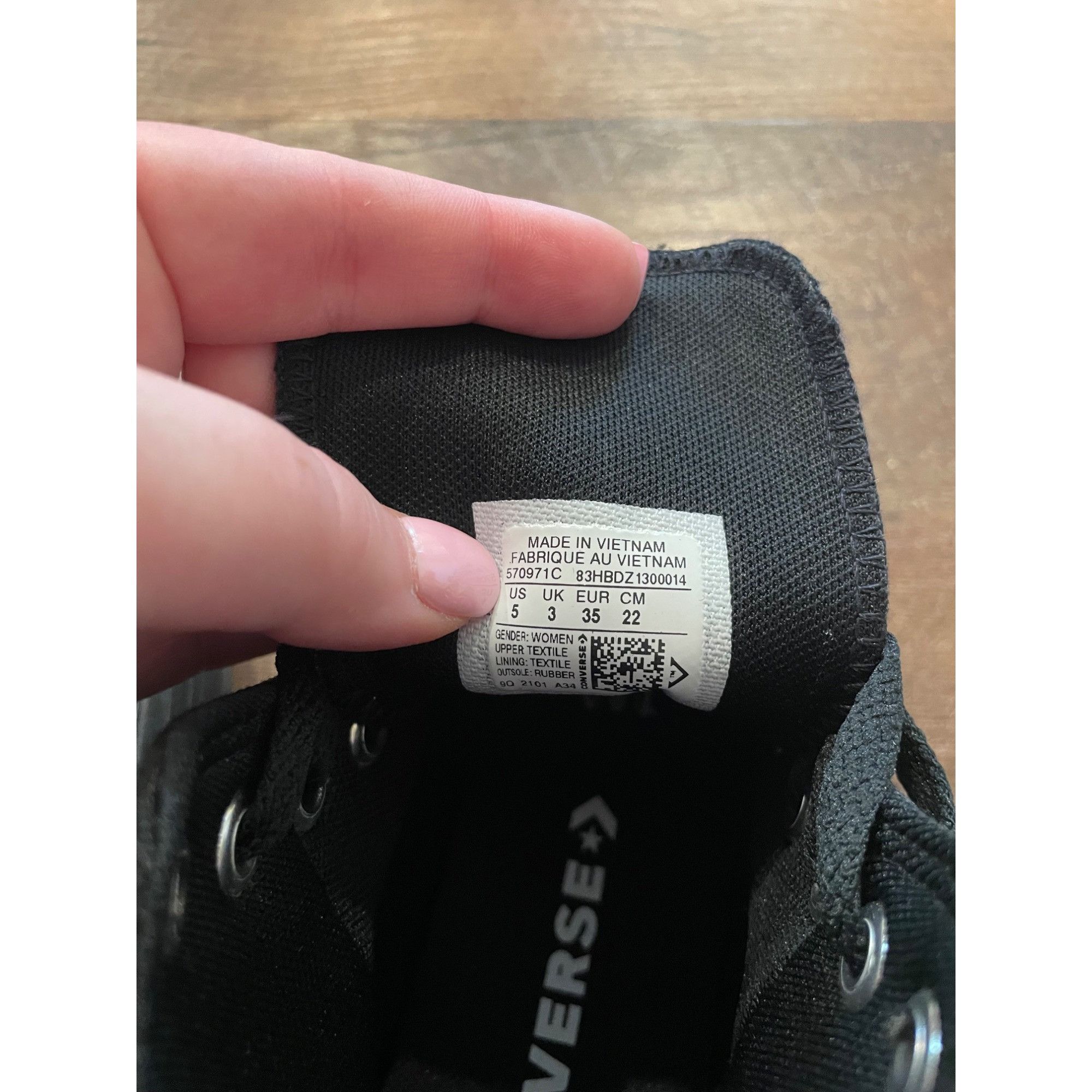 Converse Converse Chuck Taylor All Star Move Hi Top Black Platform Sh Size US 5 / IT 35 - 7 Thumbnail