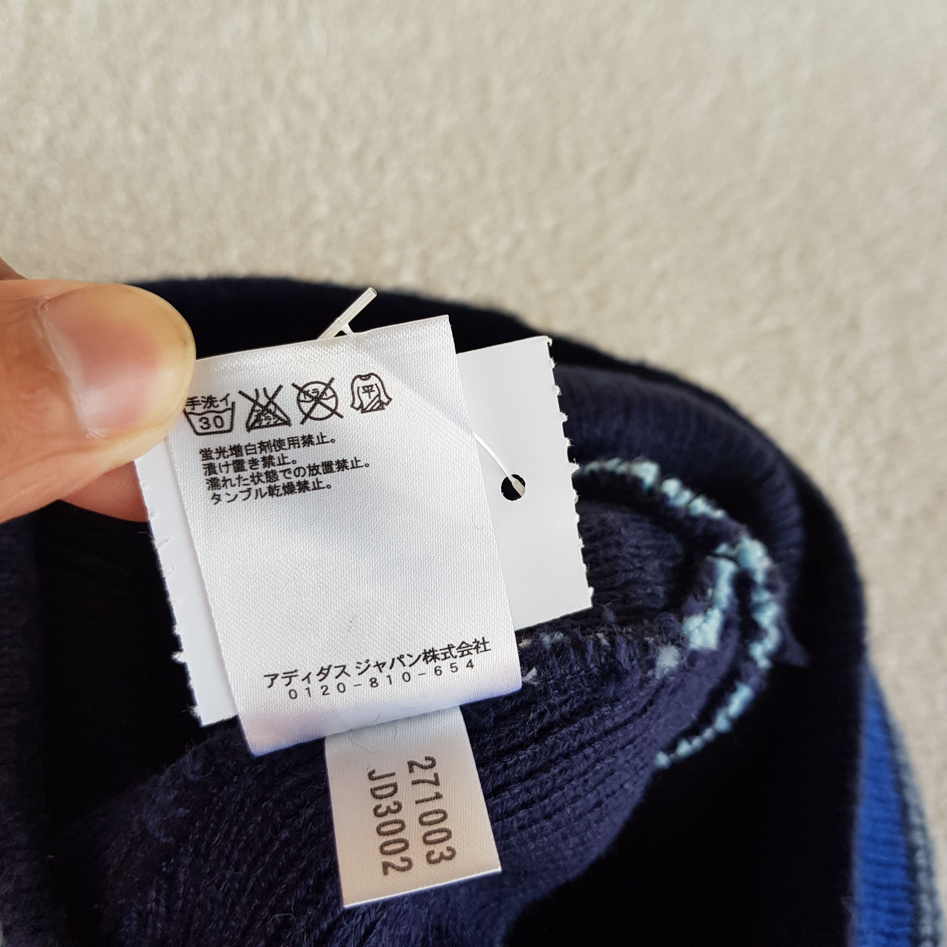 Adidas Vintage Adidas Beanie 90s Knitted Slouchy Snow Caps Hats Size ONE SIZE - 7 Thumbnail