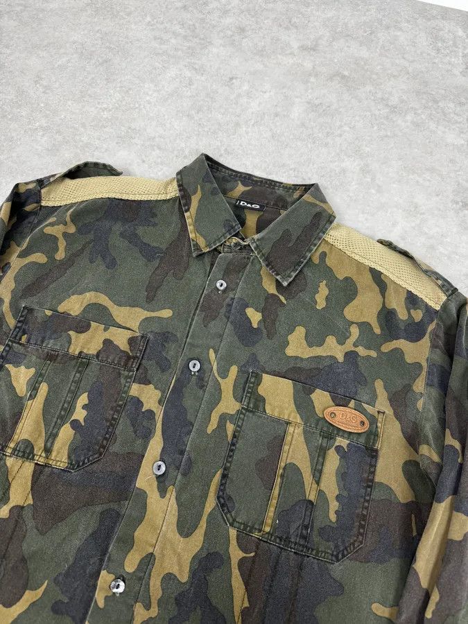 Dolce & Gabbana AW2004 Dolce & Gabbana Camo Khaki Cargo Shirt Size US M / EU 48-50 / 2 - 5 Thumbnail