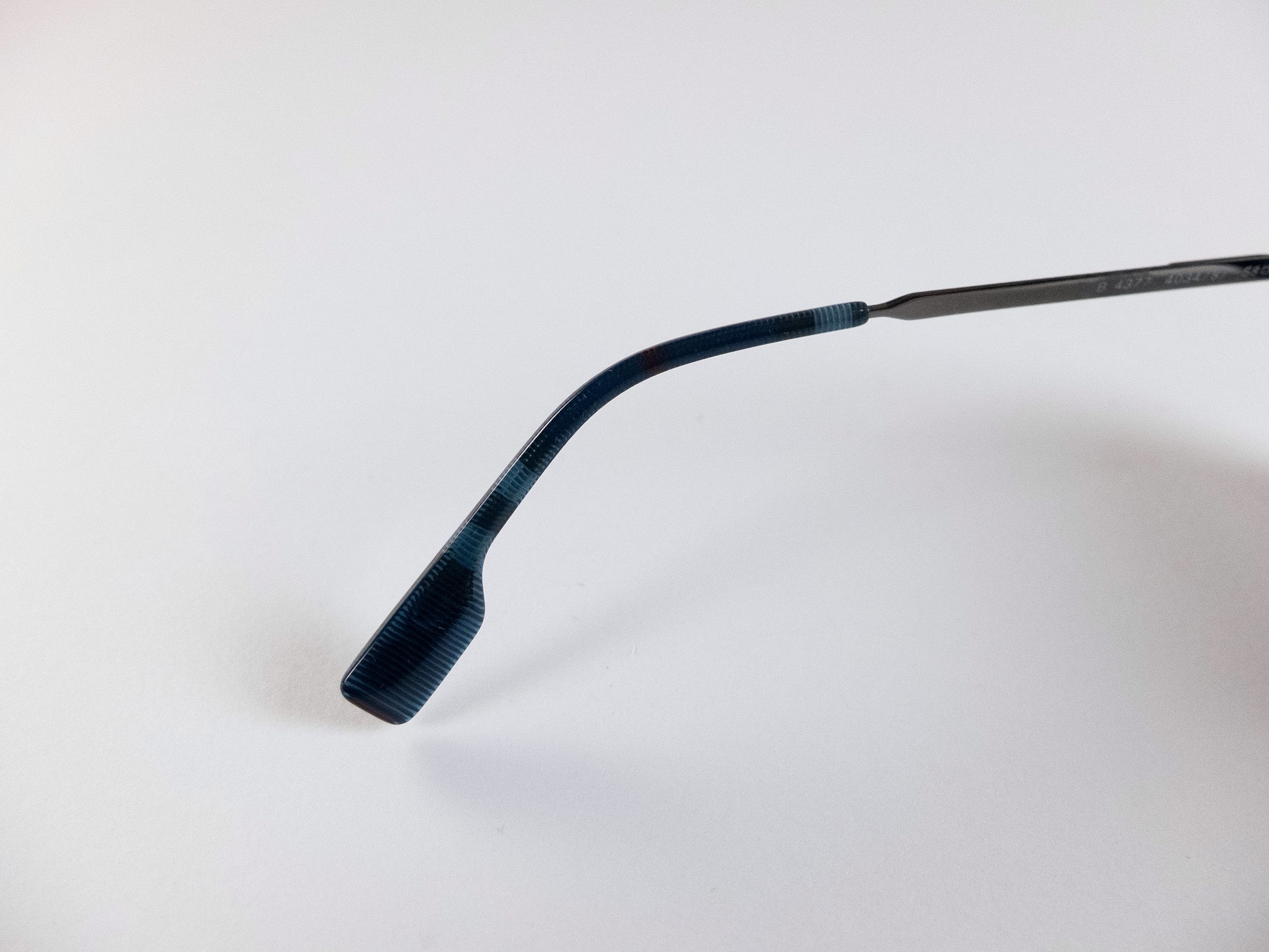 Burberry BURBERRY navy blue acetate and metal oval sunglasses Size ONE SIZE - 11 Thumbnail