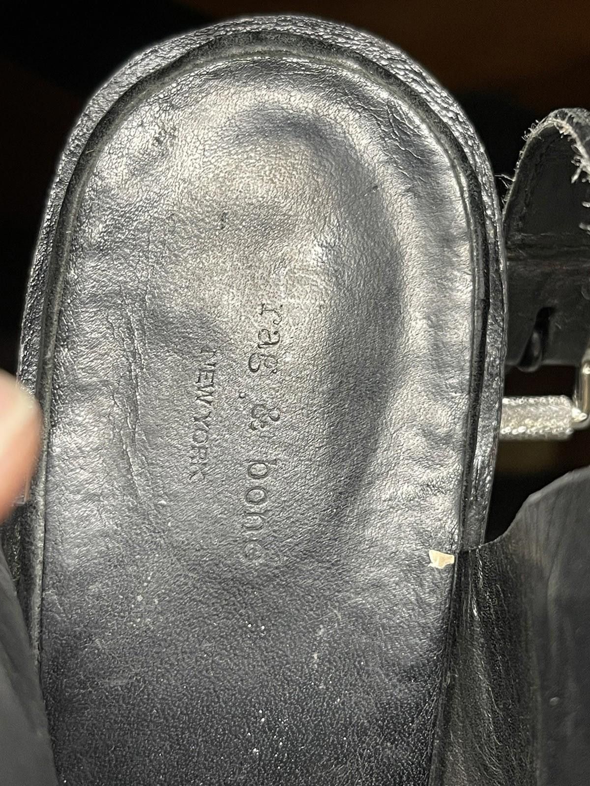 Rag & Bone Rag And Bone Wyatt Shoes Womens Size 9 (40) Black Leather Size US 9 / IT 39 - 10 Thumbnail