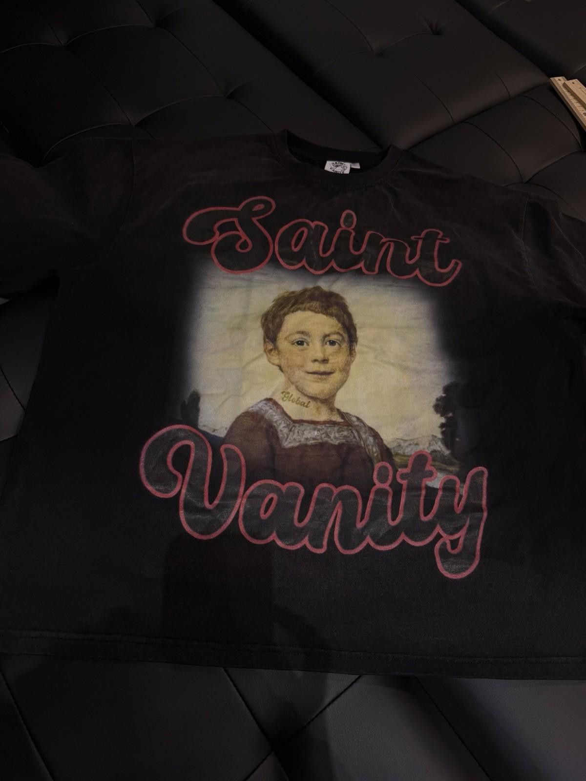 Saint Vanity Size L - Saint Vanity T-shirt 2025 Black/Red Authentic (NEW) Size US L / EU 52-54 / 3 - 1 Thumbnail
