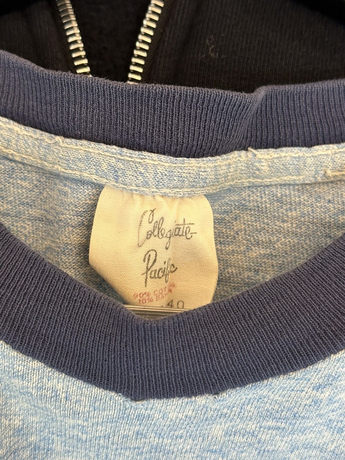 Vintage VINTAGE FADED RINGER ELON COLLEGE T Size US M / EU 48-50 / 2 - 4 Thumbnail