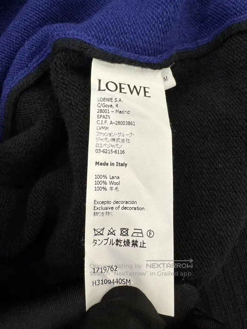 Loewe Loewe Black leather logo large gray checkered patchwork sh Size US M / EU 48-50 / 2 - 5 Thumbnail