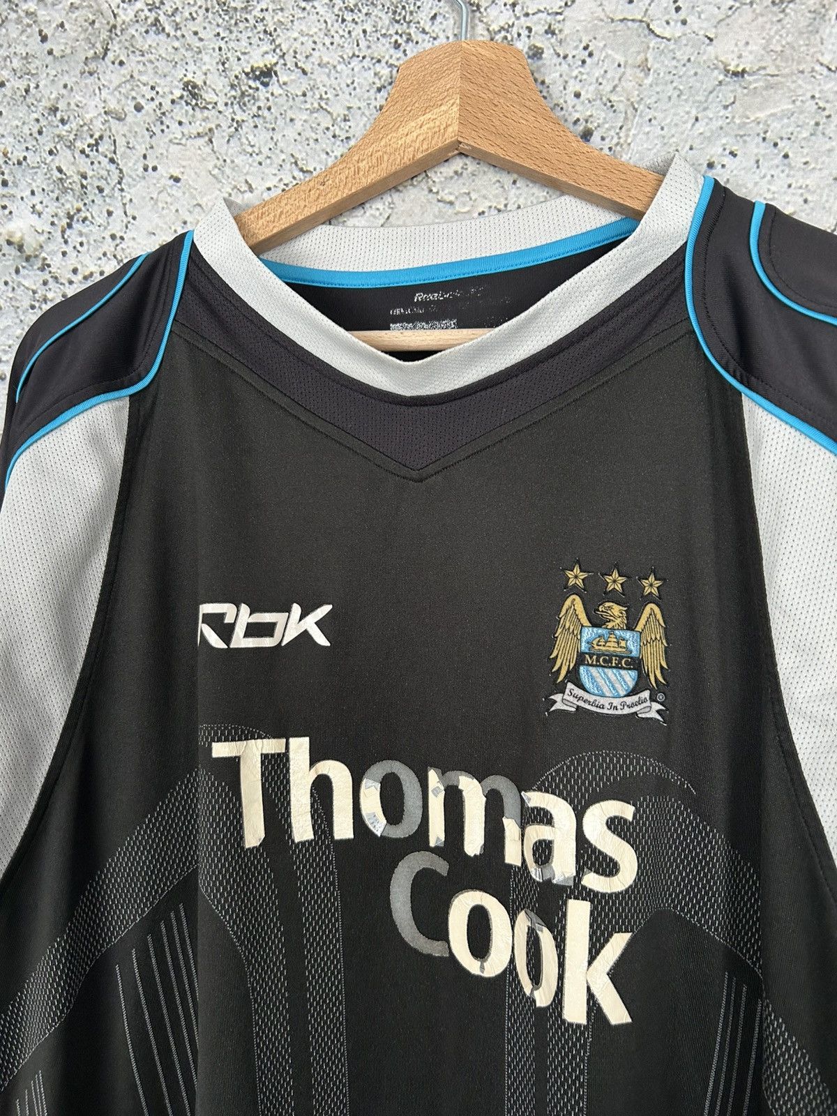 Reebok Vintage Reebok Manchester City Soccer Jersey Football Rare Size US XL / EU 56 / 4 - 3 Thumbnail