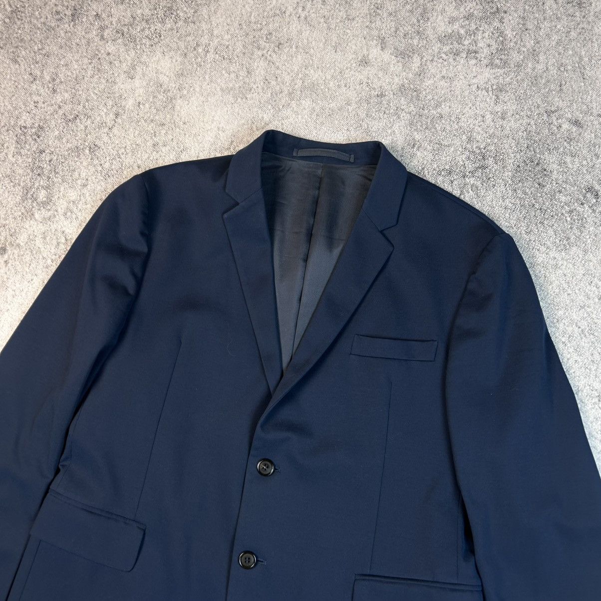Prada Prada Milano Blue 2 buttons Mens blazer Size 54R - 6 Thumbnail