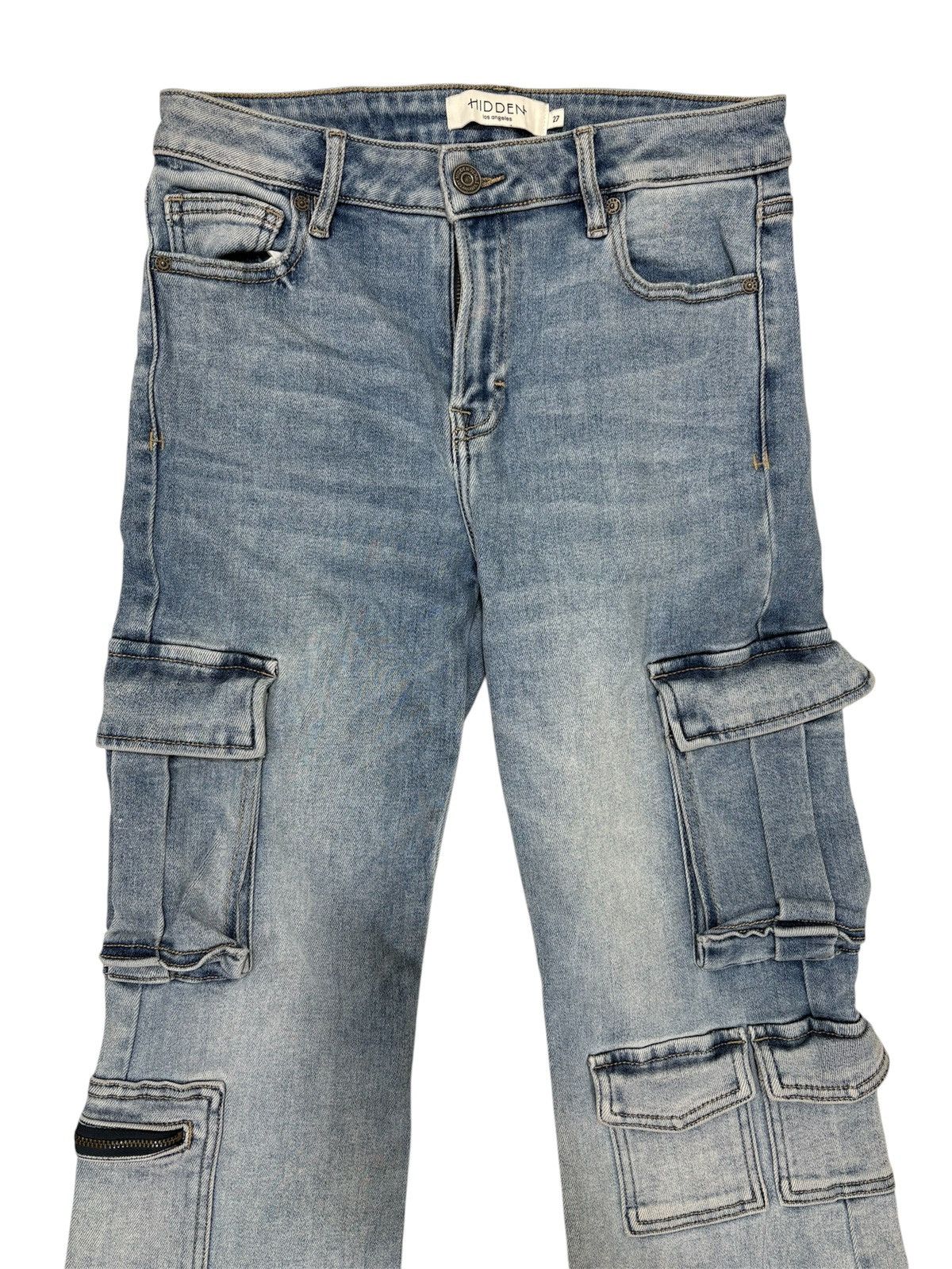HIDDEN Hidden multi pocket cargo jeans bootcut Size 28" / US 6 / IT 42 - 2 Thumbnail