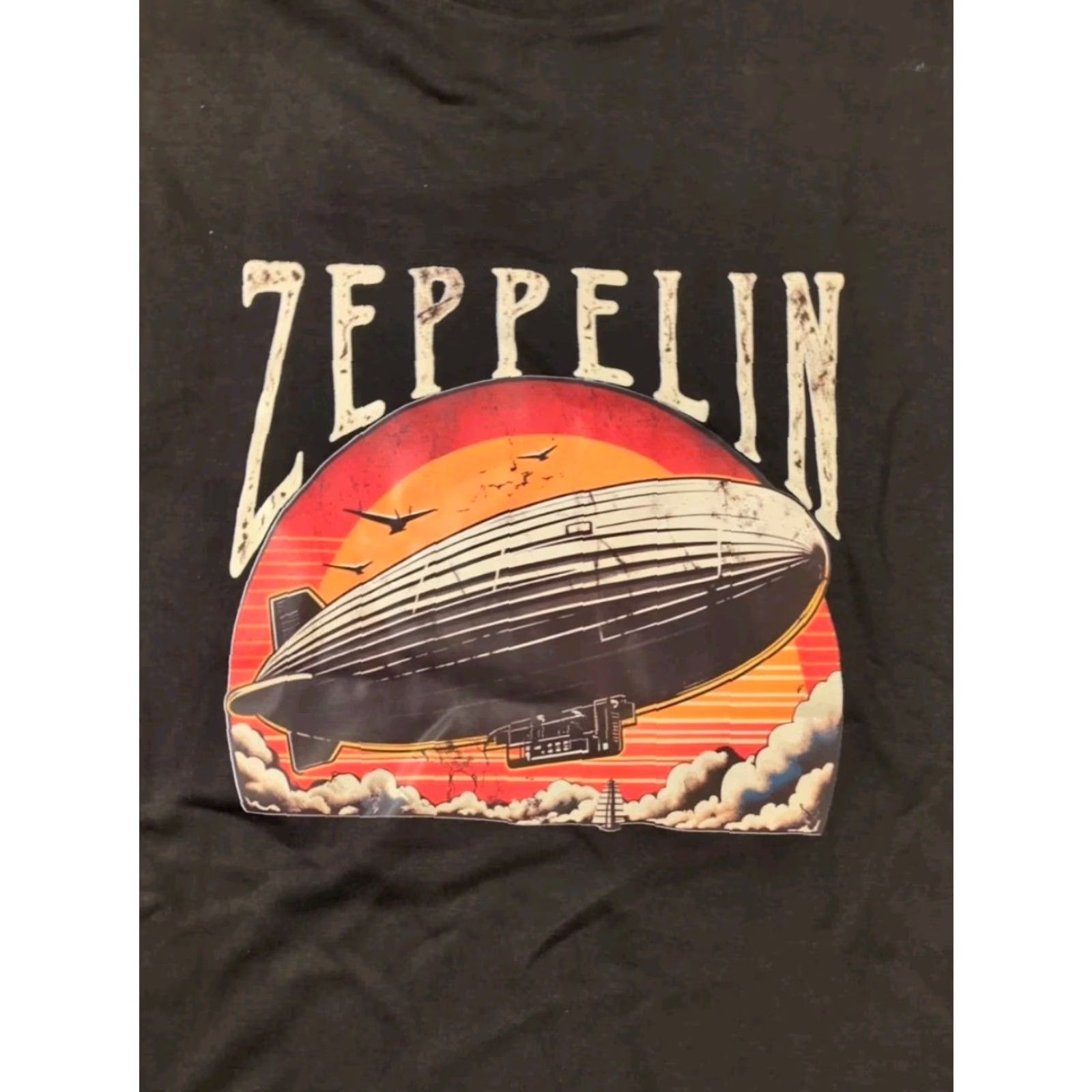Vintage VINTAGE Led Zeppelin Celebration Day Rock Band T-Shirt Mens L 44" Chest Black Cotton Short Sleeve Crew Neck Logo Graphic Print 1980s Mens Size US L / EU 52-54 / 3 - 3 Thumbnail