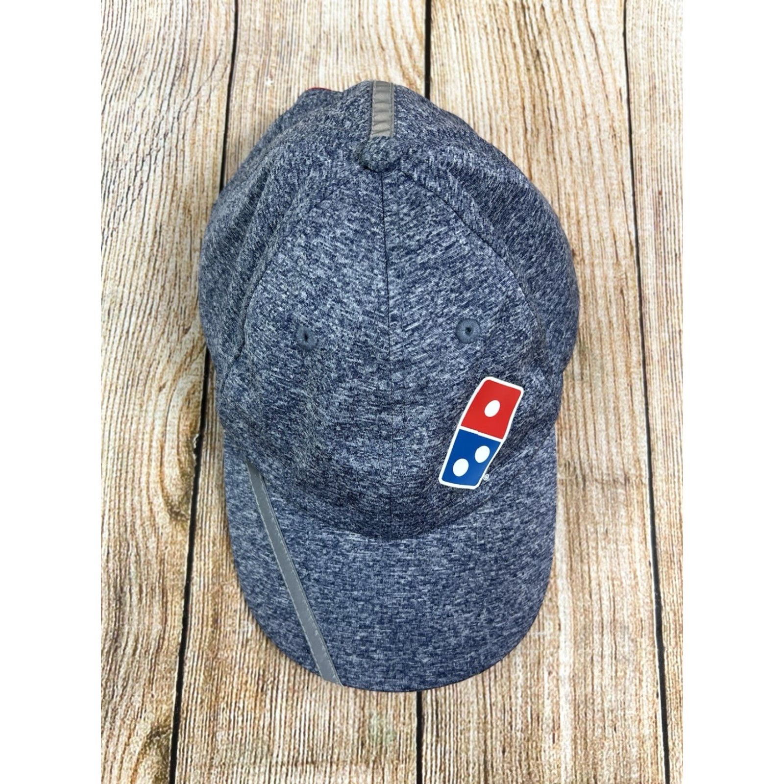 Vintage Dominos Pizza Employee Cap Hat Gray Adjustable Baseball Hat Men One Size Gray Adjustable Cap Hat 90s City Classic Dad Hipster Outdoor USA Size ONE SIZE - 2 Thumbnail